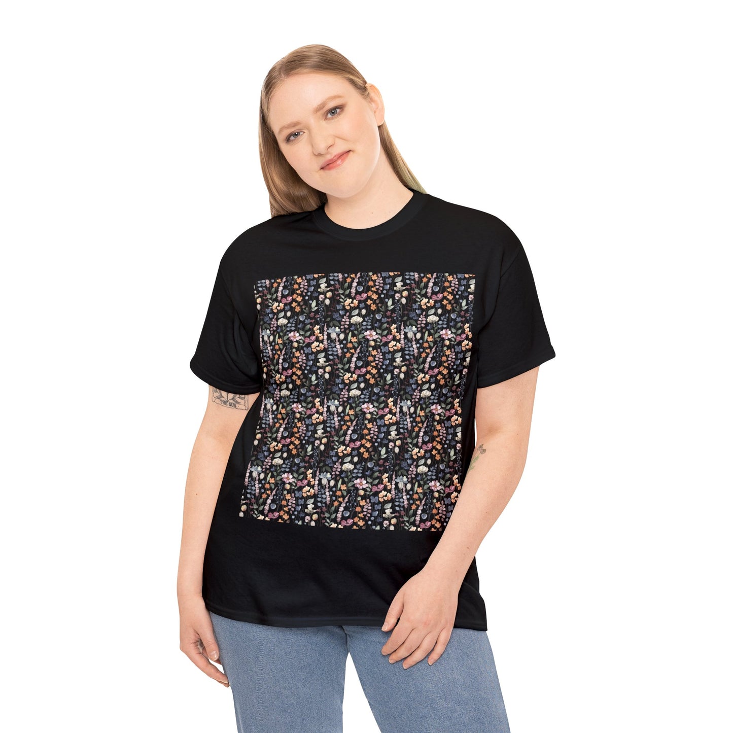 Flowers Unisex Heavy Cotton Tee