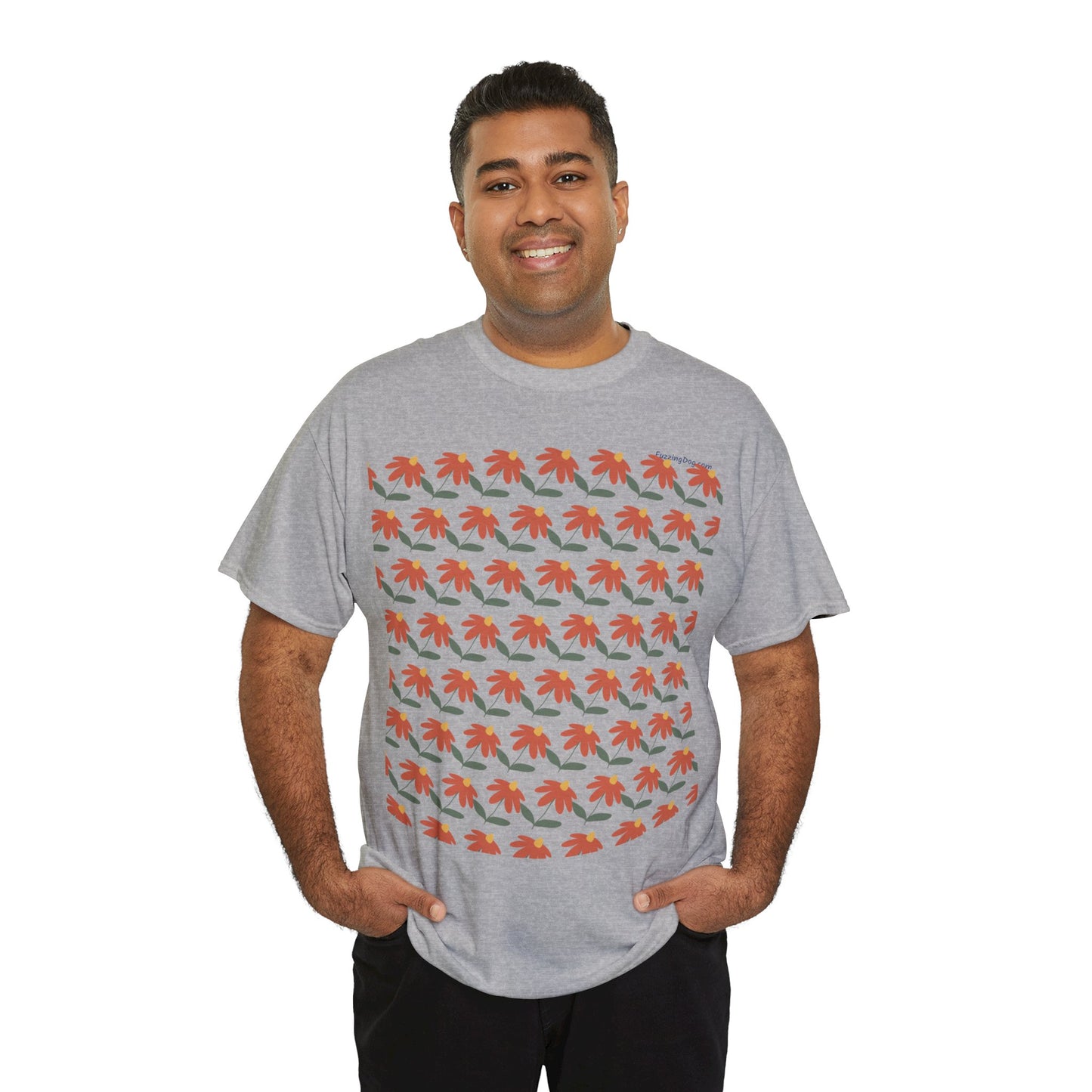Flower Unisex Heavy Cotton Tee