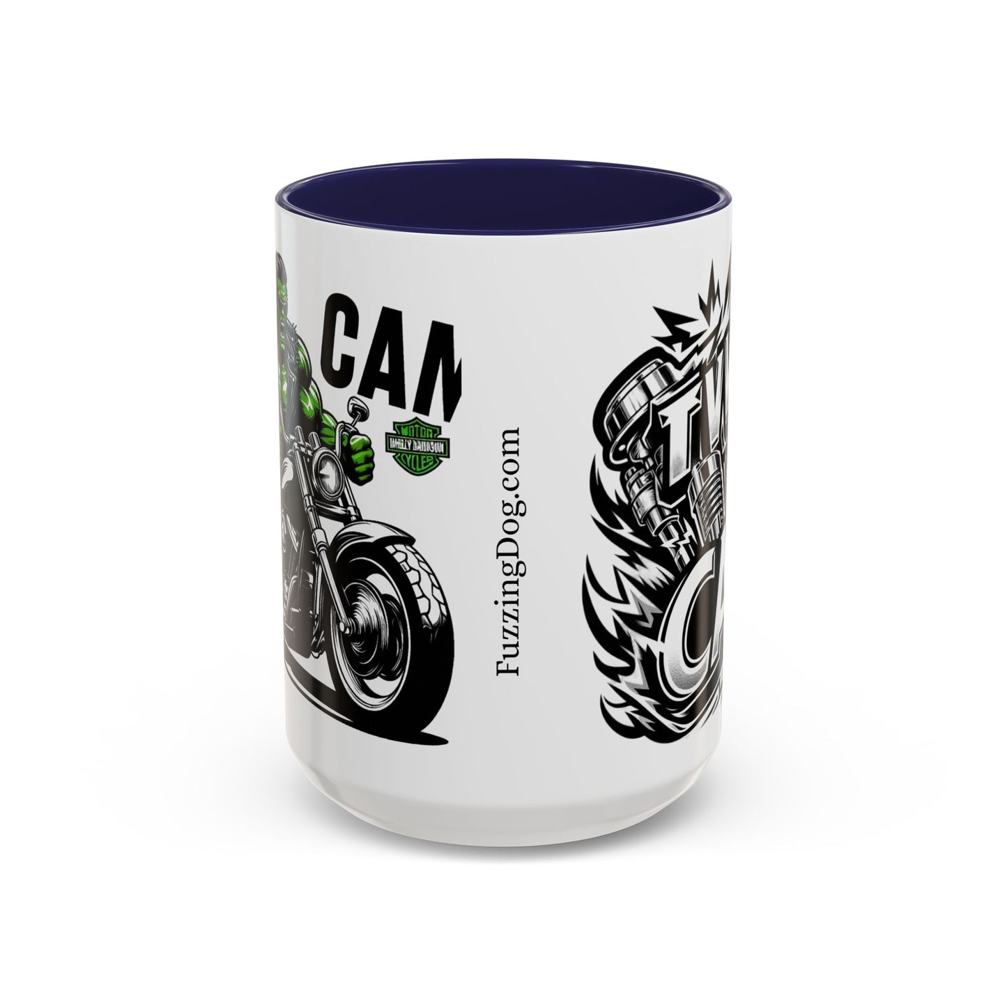Twin Cam Biker White Mug - 15oz