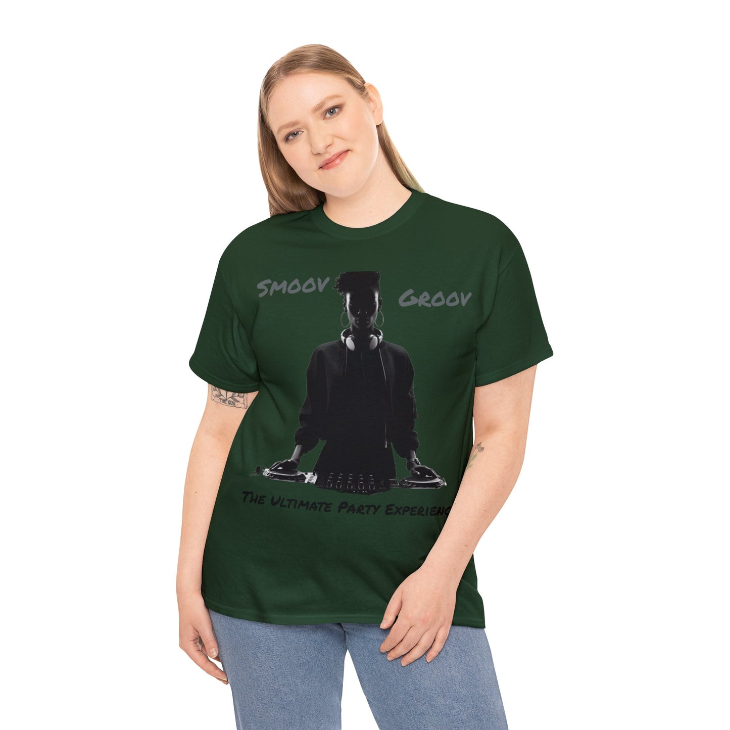 Smoov Groov Black Artist DJ Unisex Heavy Cotton T-Shirt