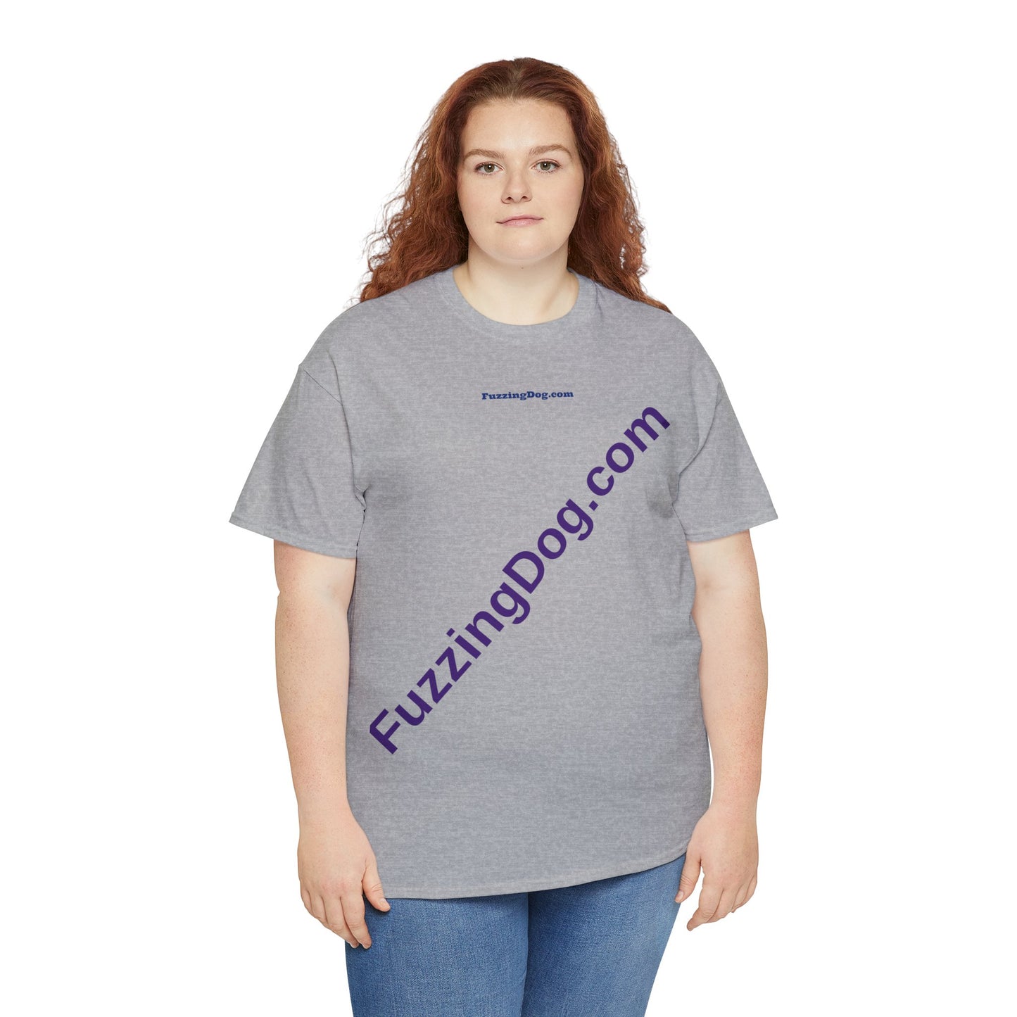 Fuzzing Dog Unisex Heavy Cotton Tee