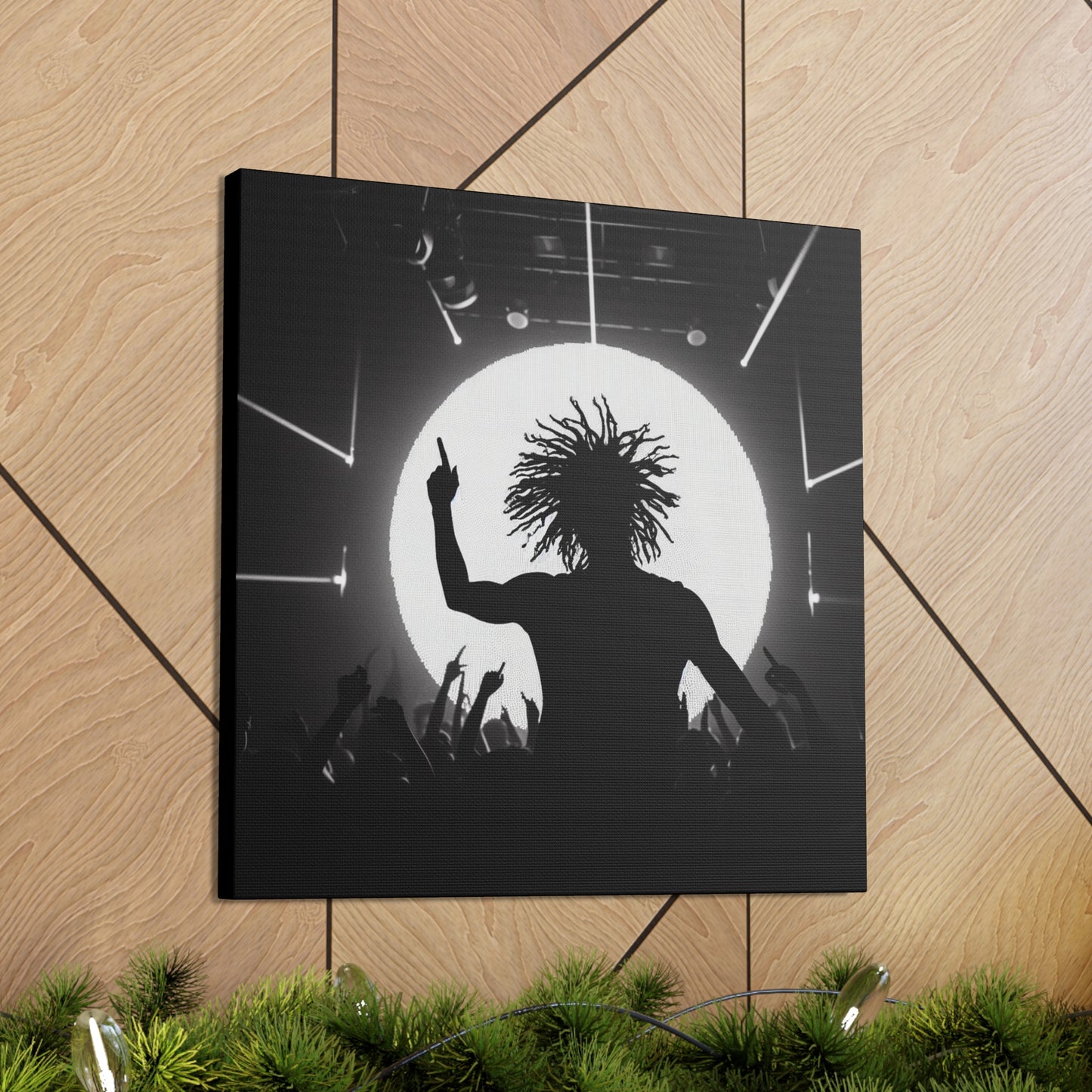 Smoov DJ in the club Canvas Wall Art