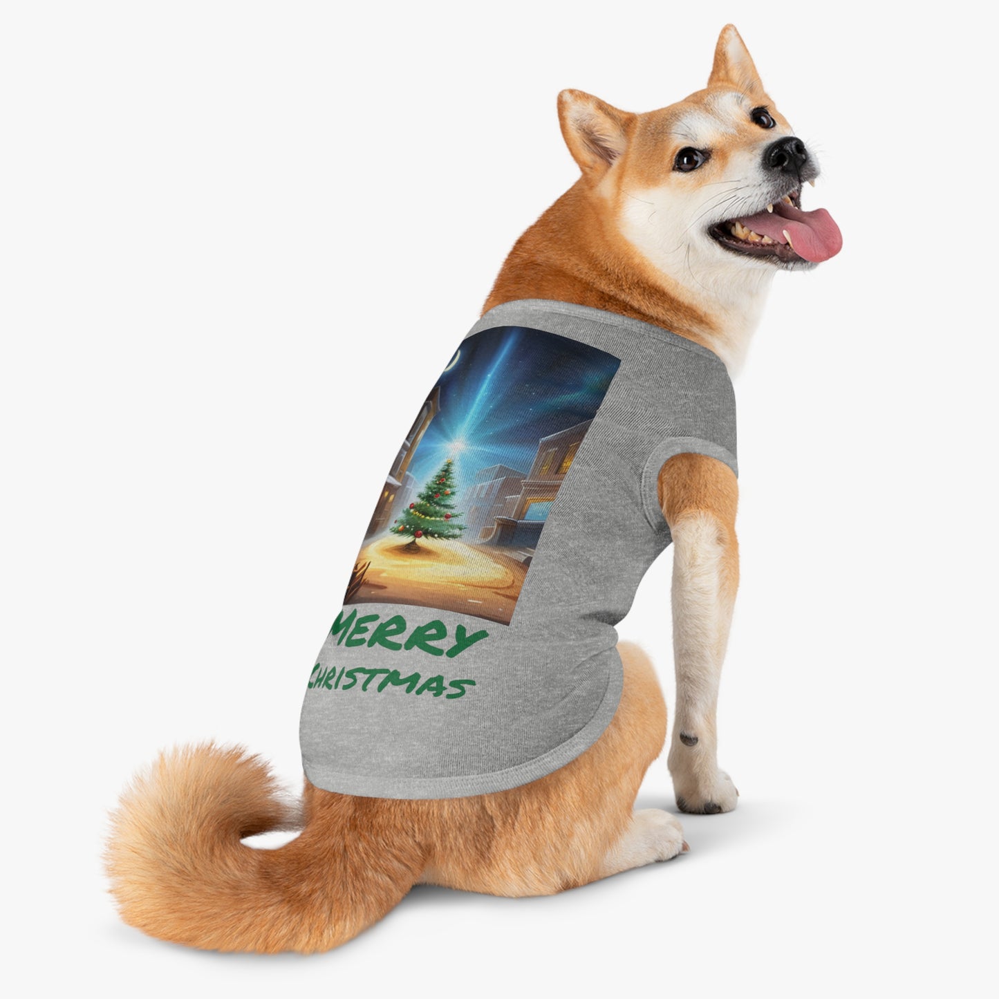 Extra Large Size Merry Christmas Dog Shirt