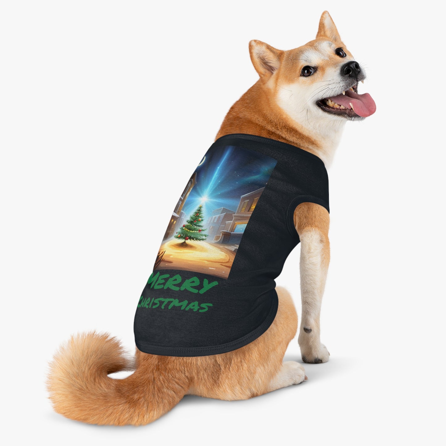 Extra Large Size Merry Christmas Dog Shirt