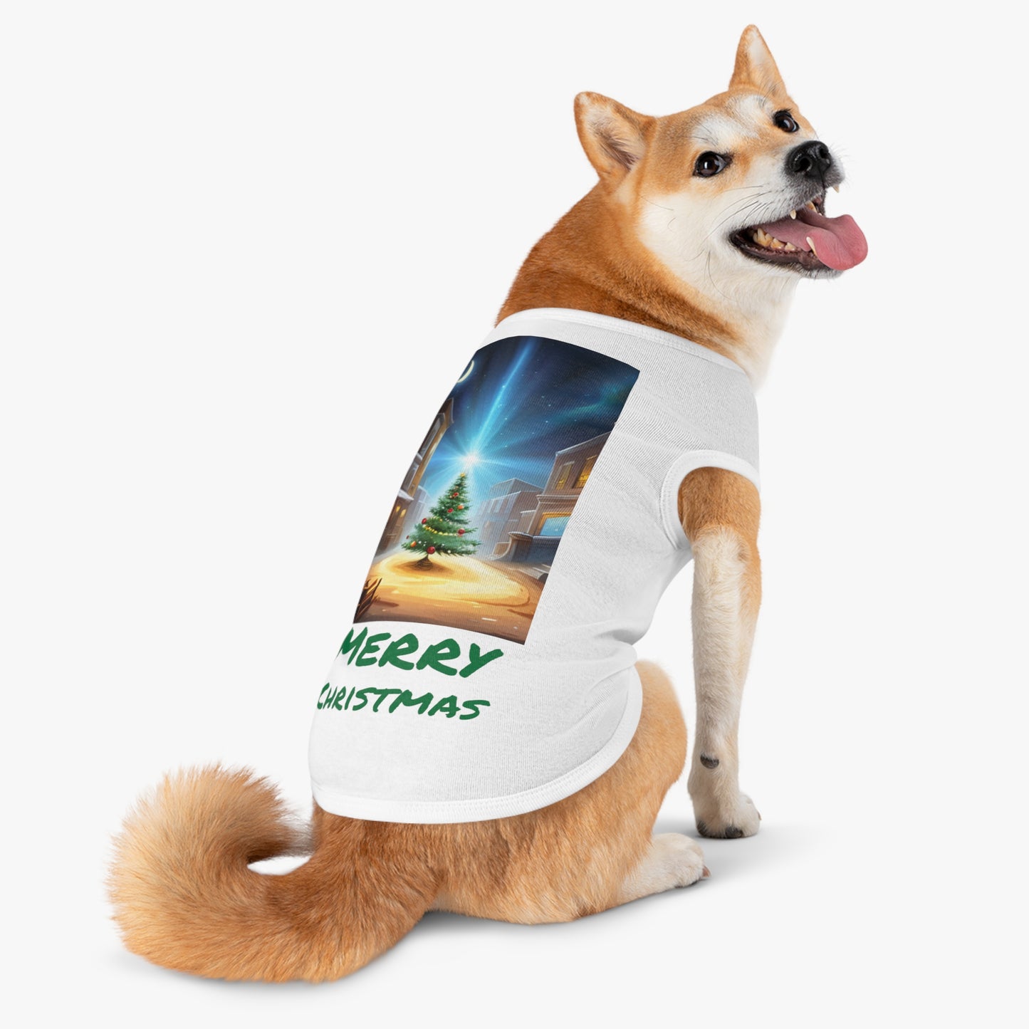 Extra Large Size Merry Christmas Dog Shirt
