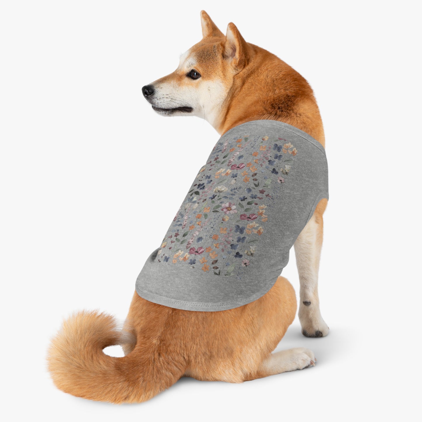 Flowers Pet Tank Top.
