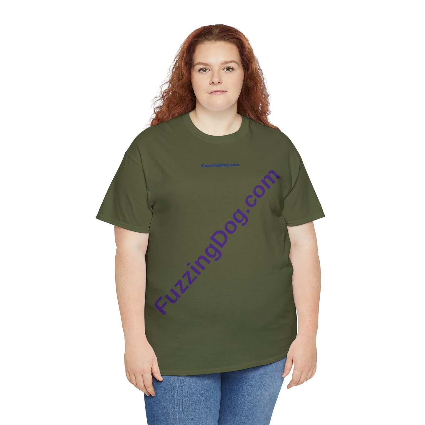 Fuzzing Dog Unisex Heavy Cotton Tee