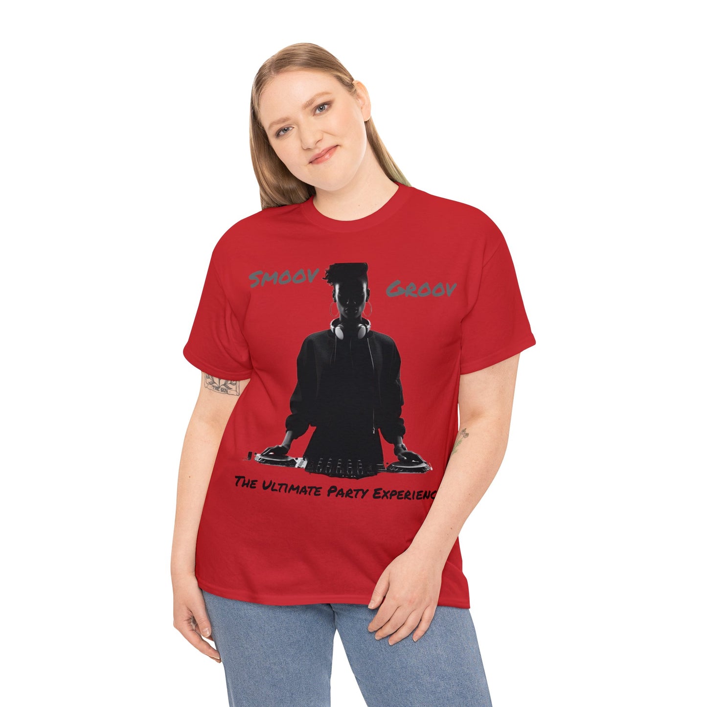 Smoov Groov Black Artist DJ Unisex Heavy Cotton T-Shirt