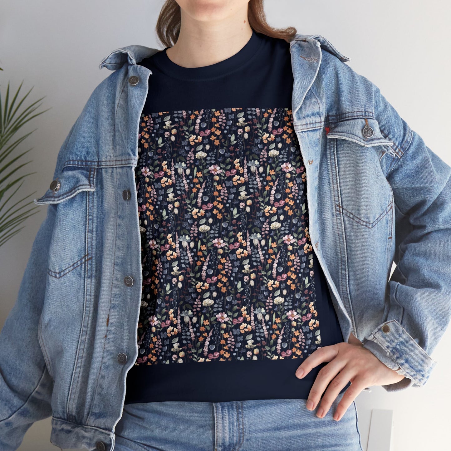 Flowers Unisex Heavy Cotton Tee