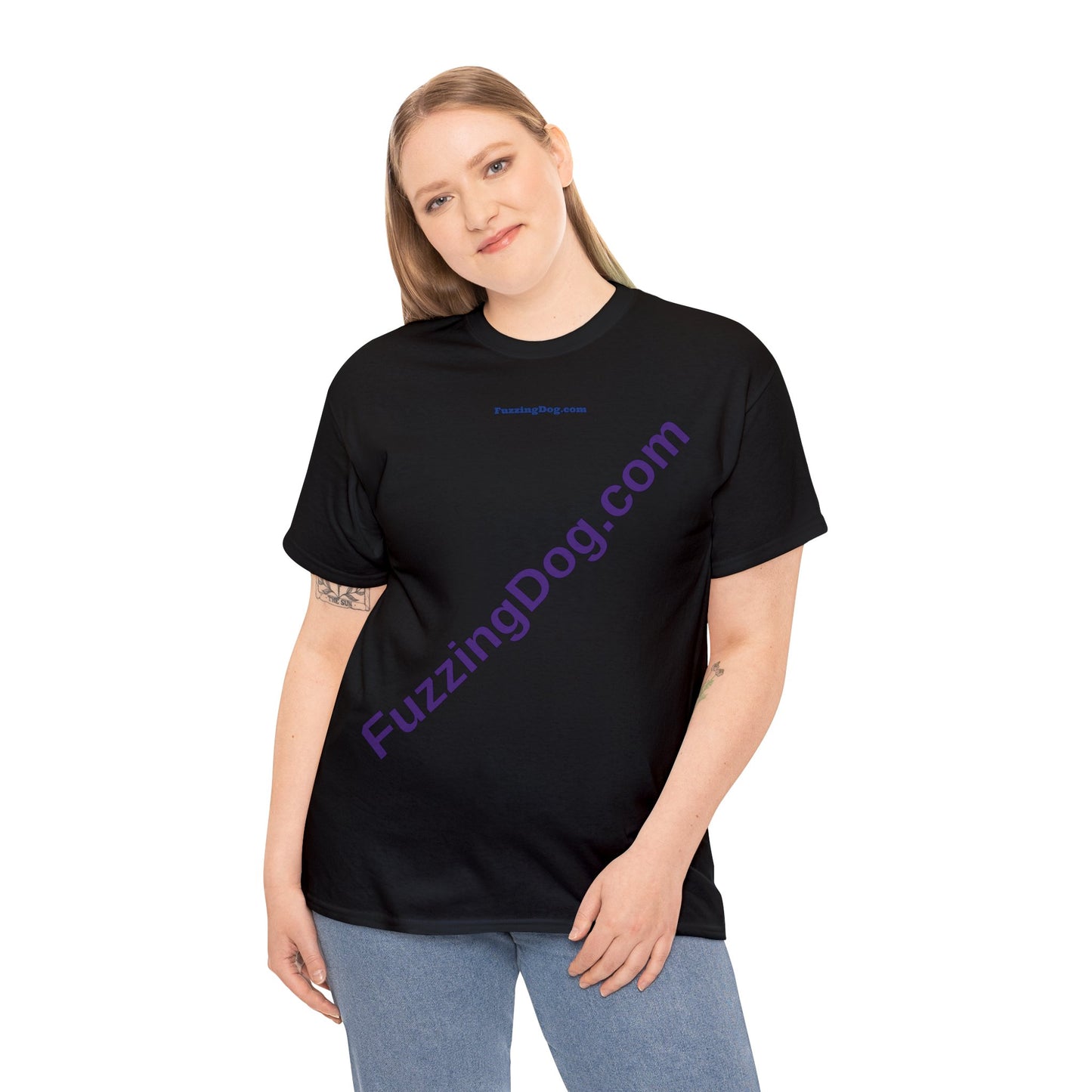 Fuzzing Dog Unisex Heavy Cotton Tee