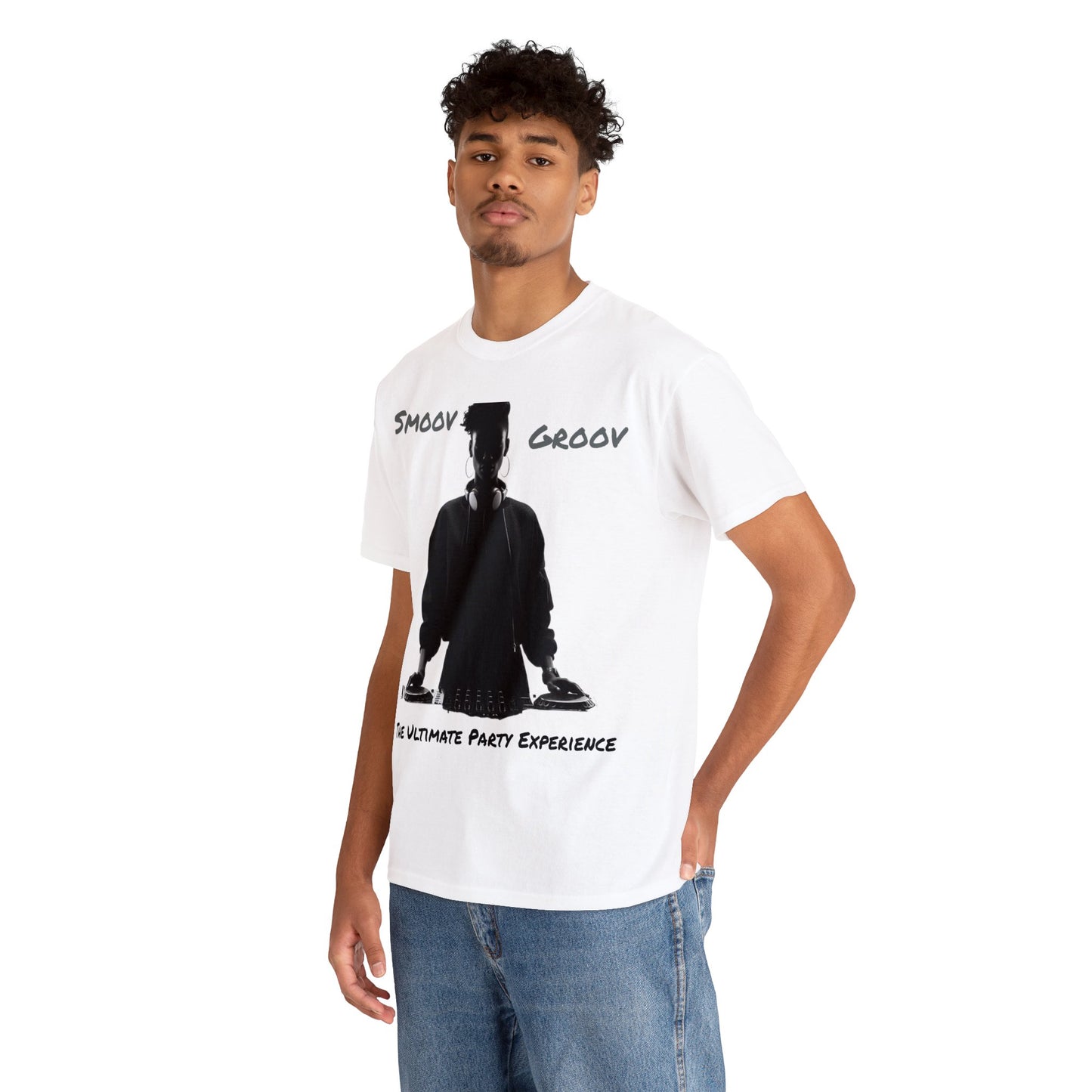 Smoov Groov Black Artist DJ Unisex Heavy Cotton T-Shirt