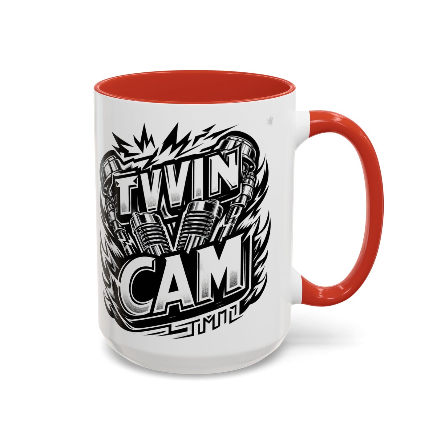 Twin Cam Biker White Mug - 15oz