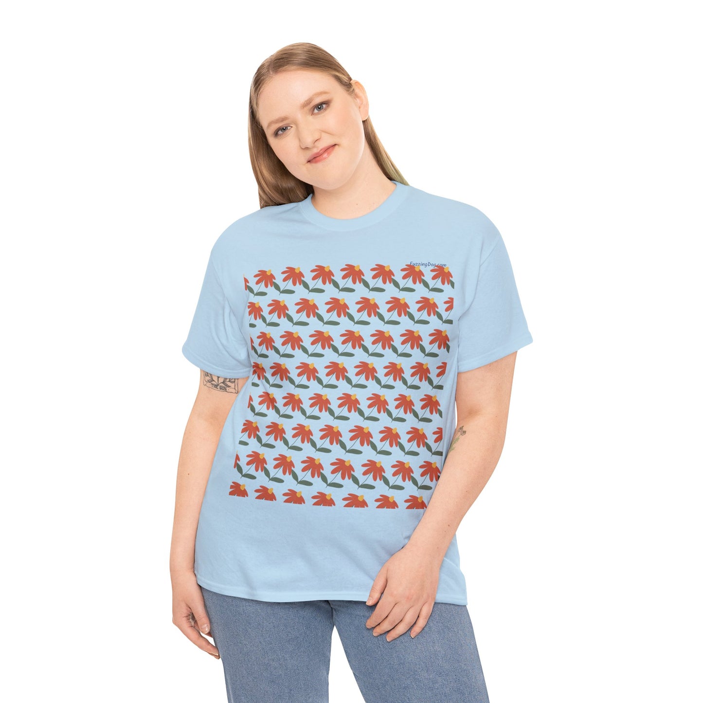 Flower Unisex Heavy Cotton Tee