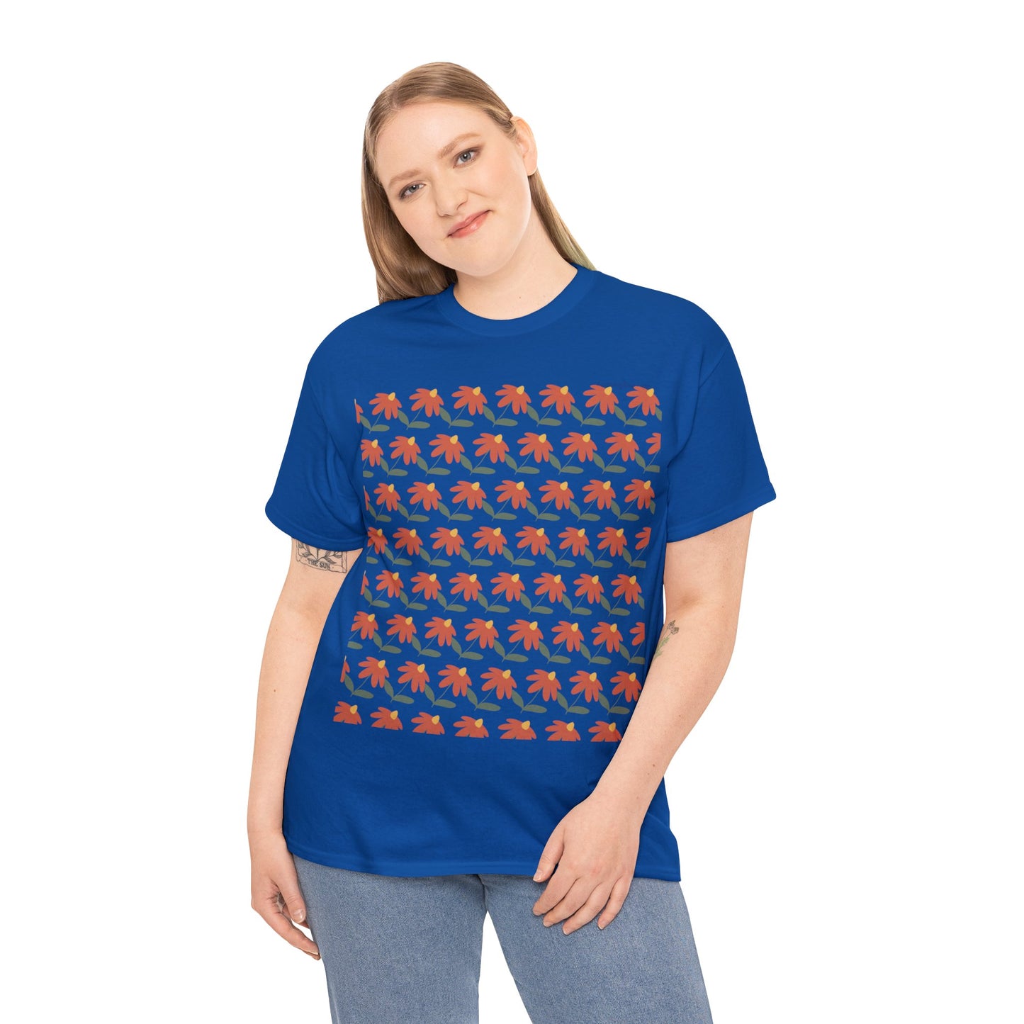 Flower Unisex Heavy Cotton Tee