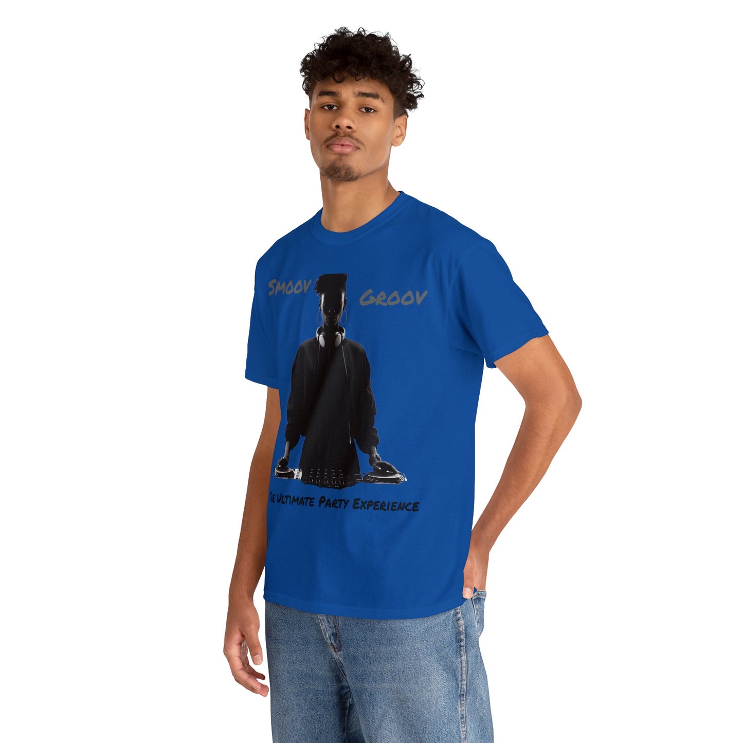 Smoov Groov Black Artist DJ Unisex Heavy Cotton T-Shirt
