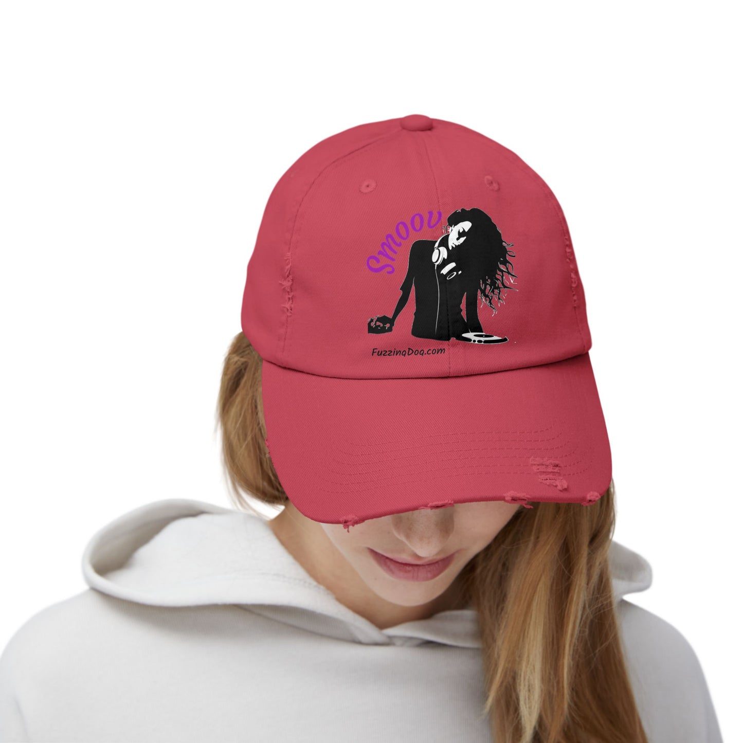 Distressed DJ Cap - Hip-Hop Inspired Fashion