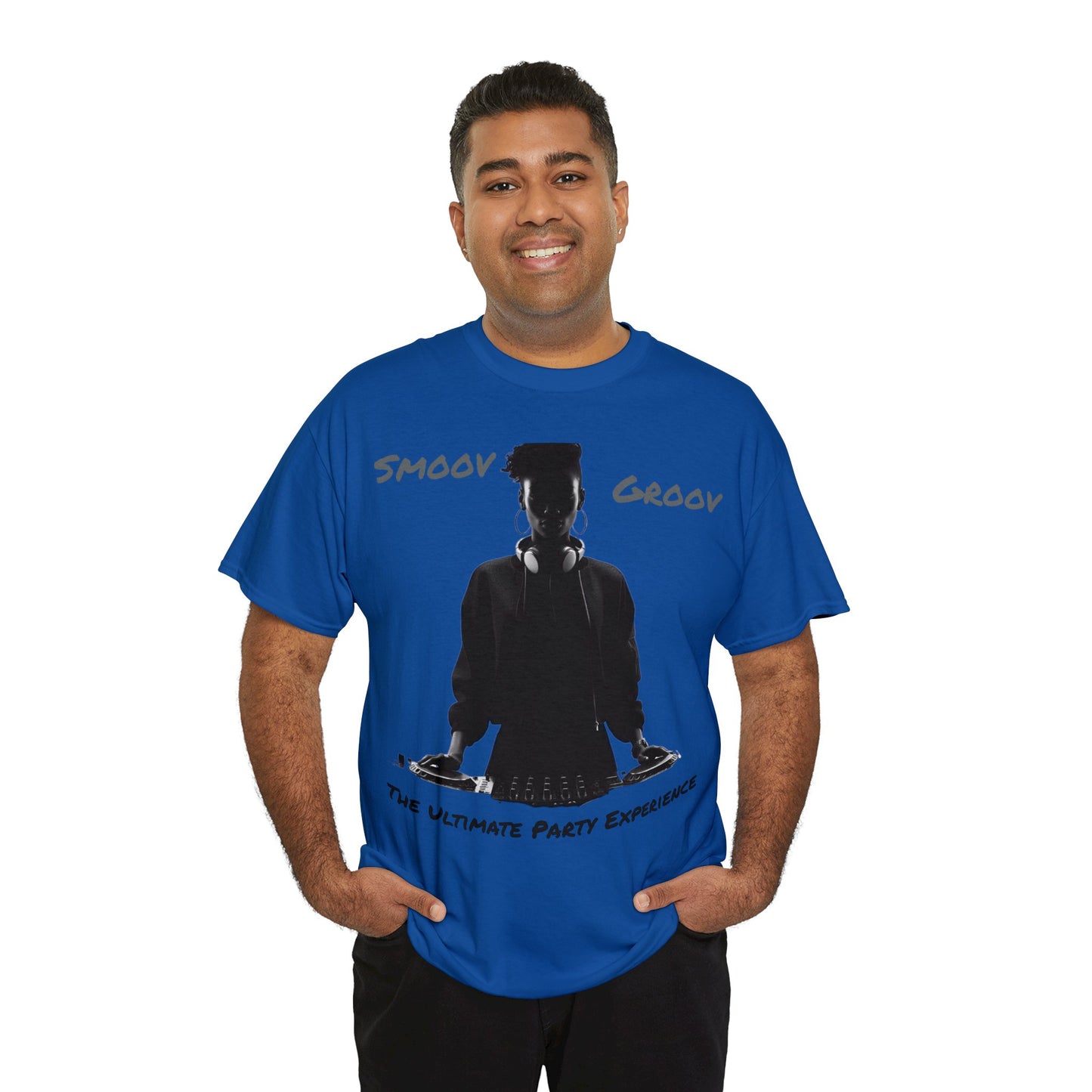 Smoov Groov Black Artist DJ Unisex Heavy Cotton T-Shirt