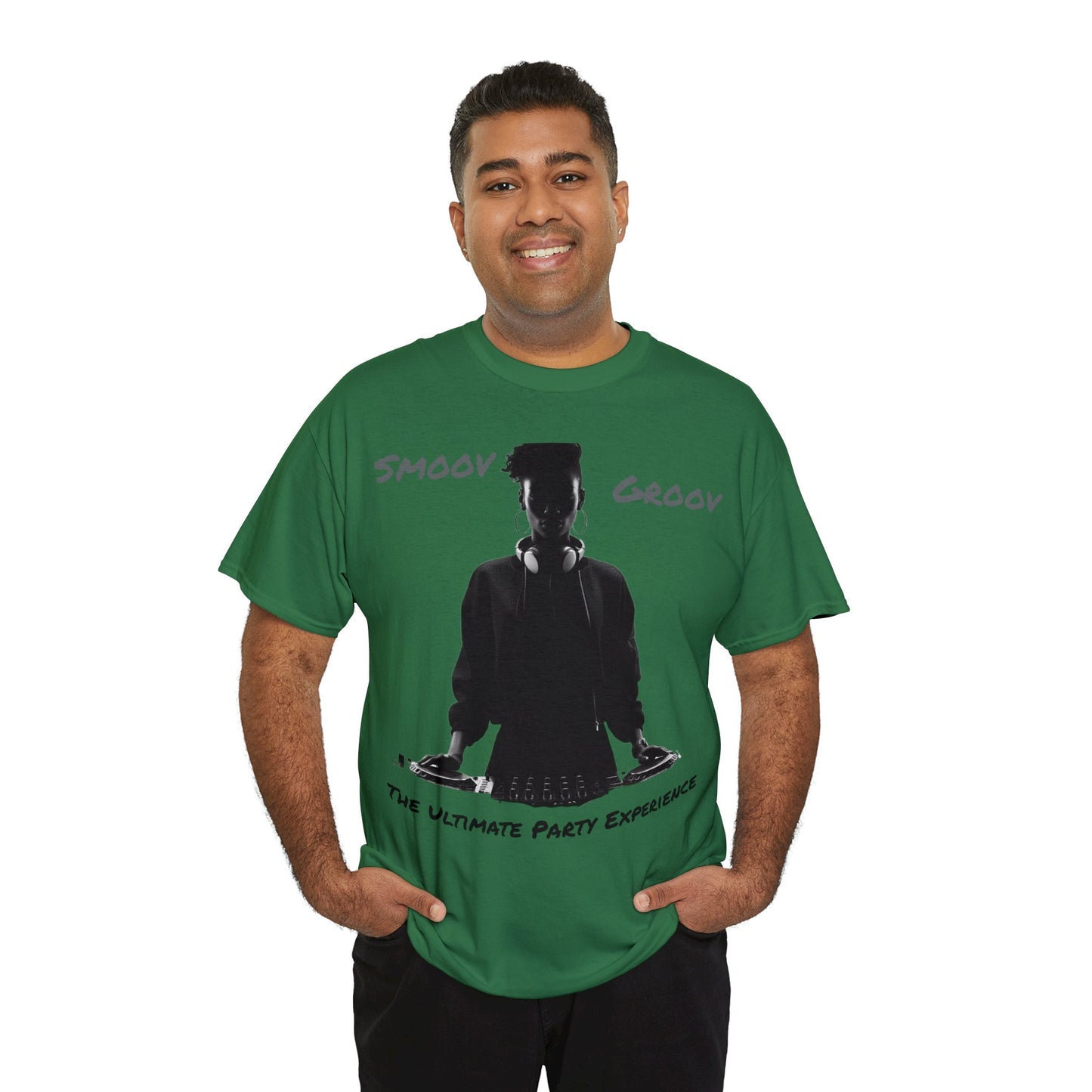 Smoov Groov Black Artist DJ Unisex Heavy Cotton T-Shirt