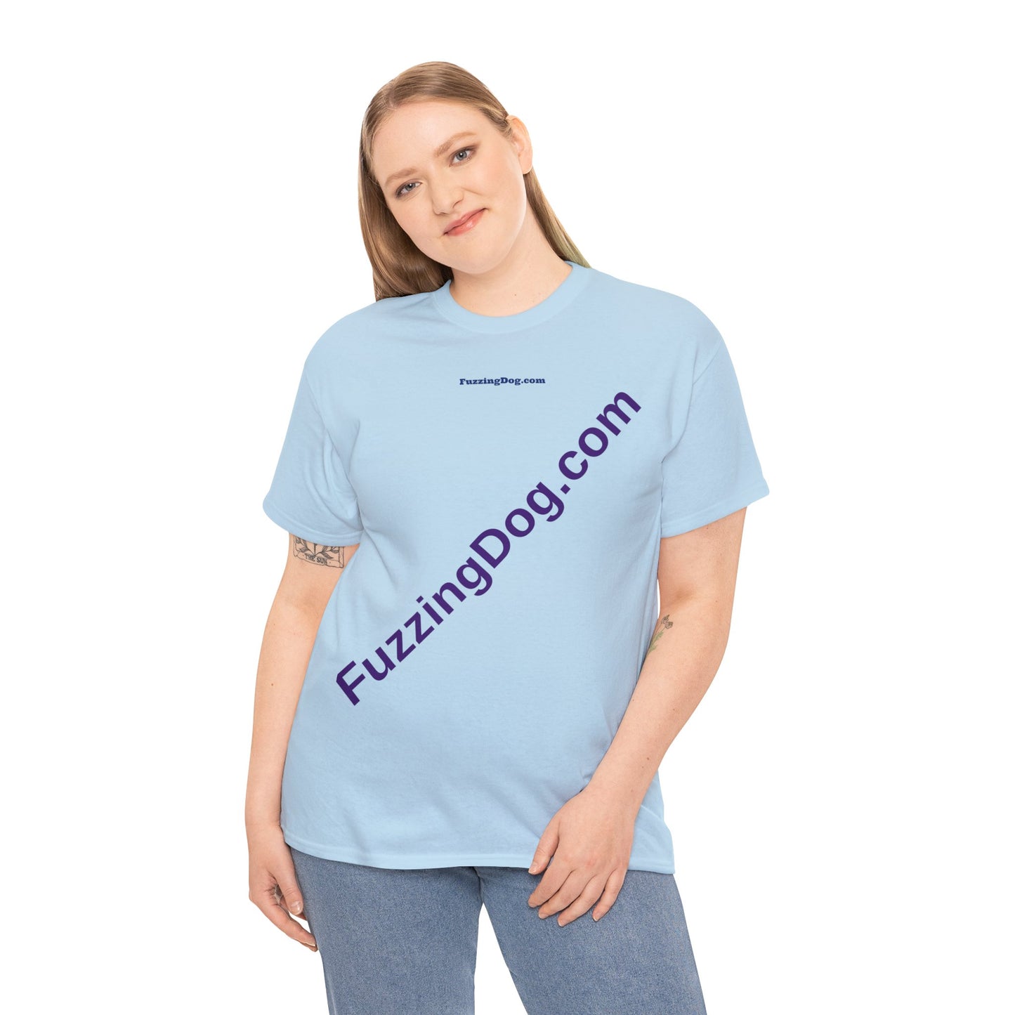 Fuzzing Dog Unisex Heavy Cotton Tee