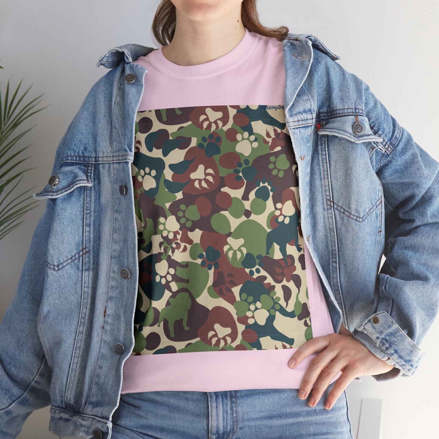Dog Camo Unisex Heavy Cotton Tee