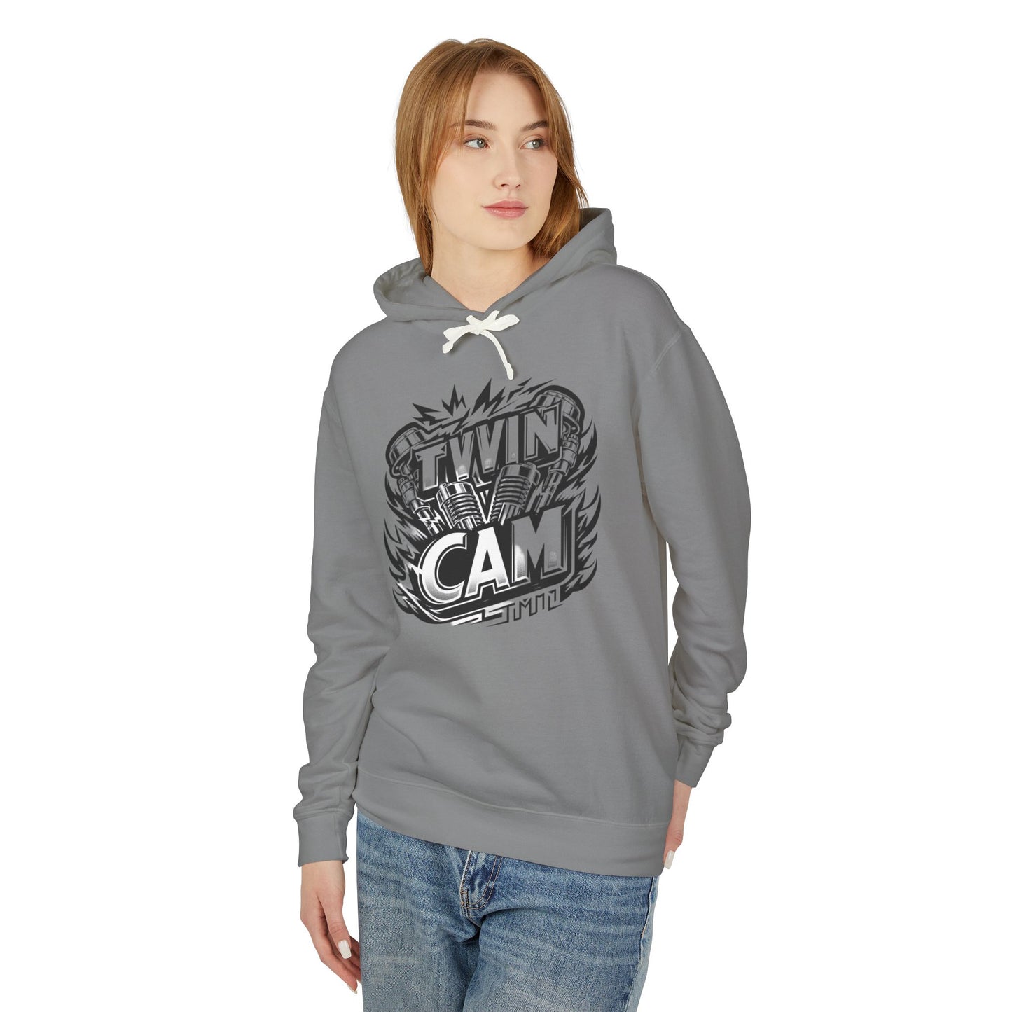 Twin Cam Motor Lightweight Hoodie - Cotton