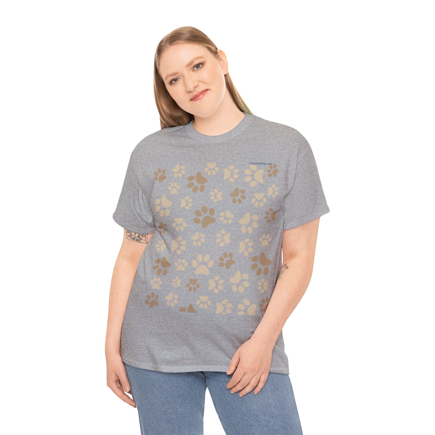 Dog Paws Unisex Heavy Cotton Tee