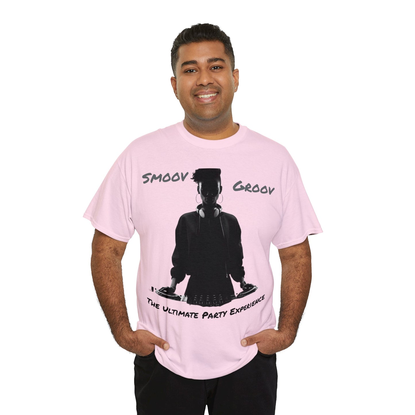 Smoov Groov Black Artist DJ Unisex Heavy Cotton T-Shirt