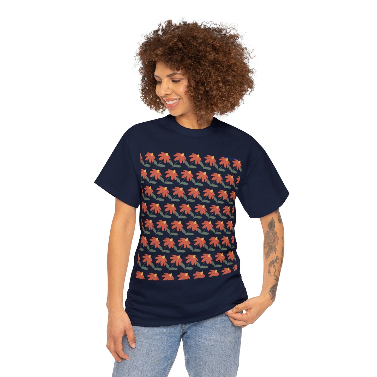 Flower Unisex Heavy Cotton Tee