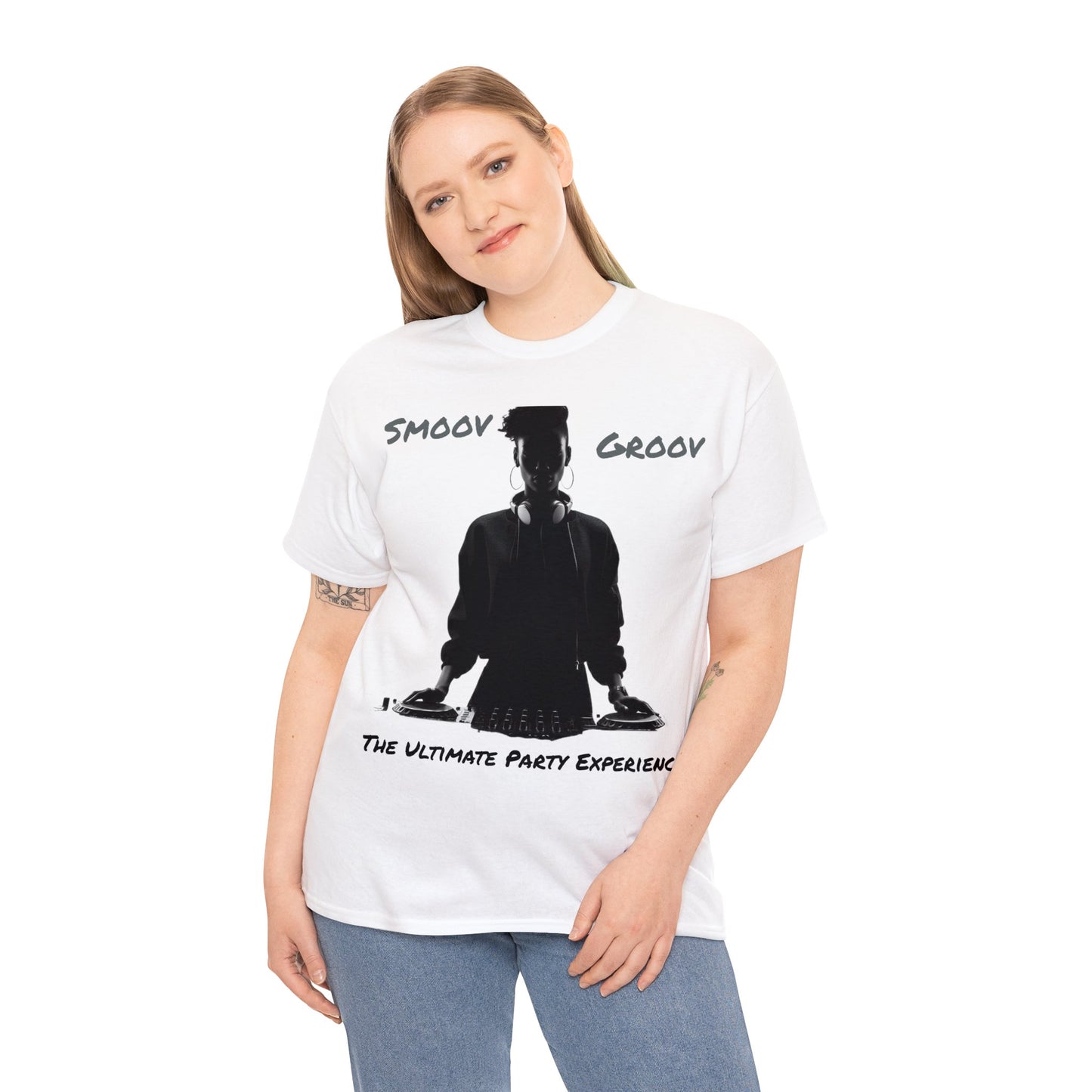 Smoov Groov Black Artist DJ Unisex Heavy Cotton T-Shirt