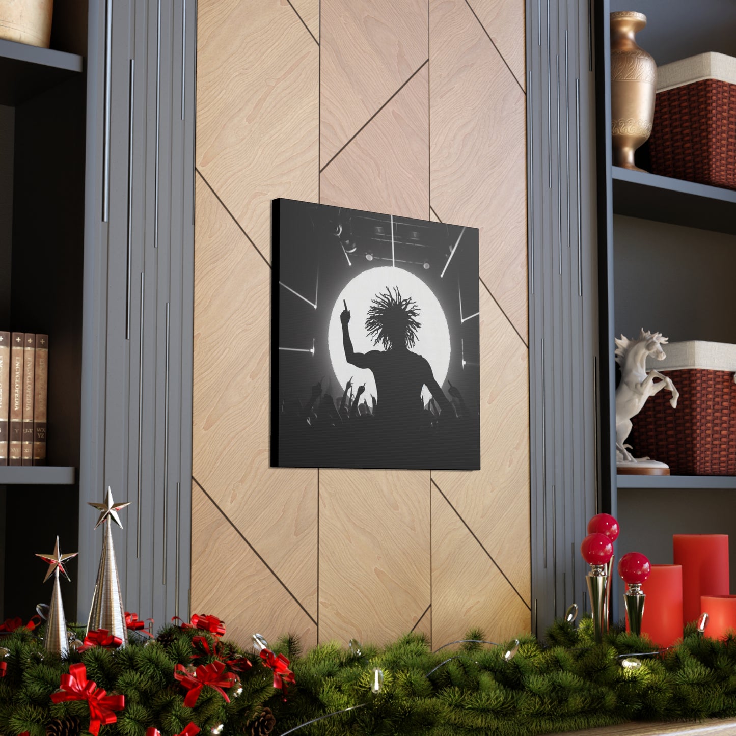 Smoov DJ in the club Canvas Wall Art