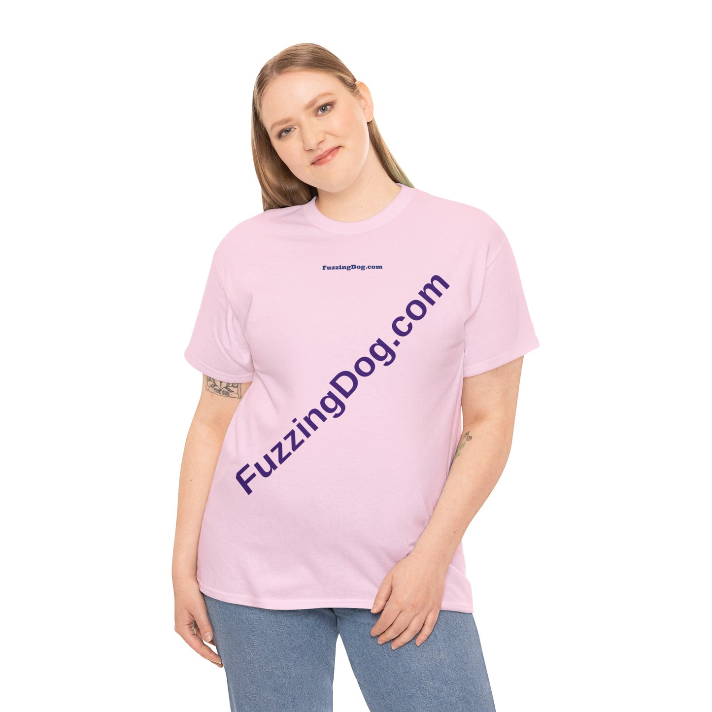 Fuzzing Dog Unisex Heavy Cotton Tee