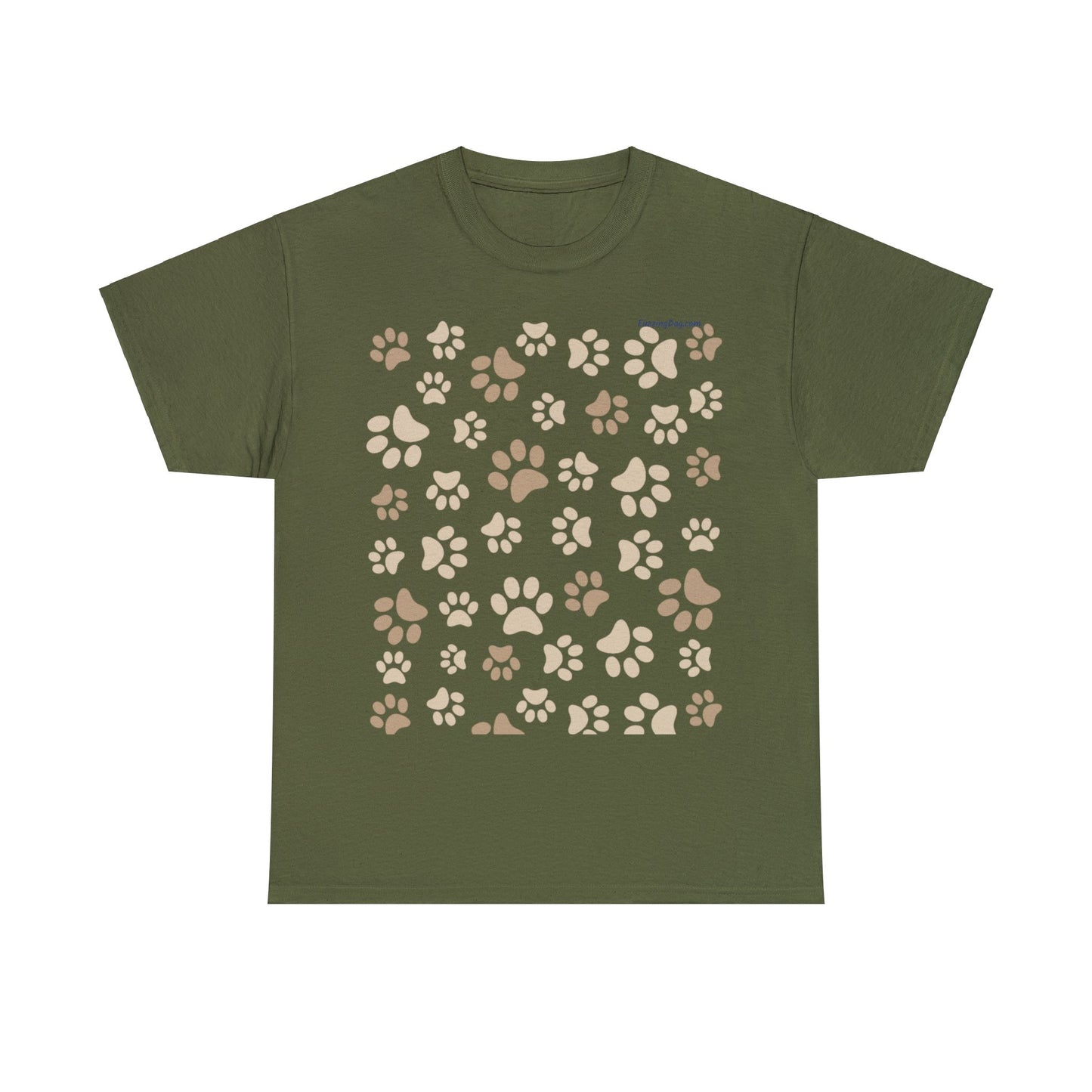 Dog Paws Unisex Heavy Cotton Tee
