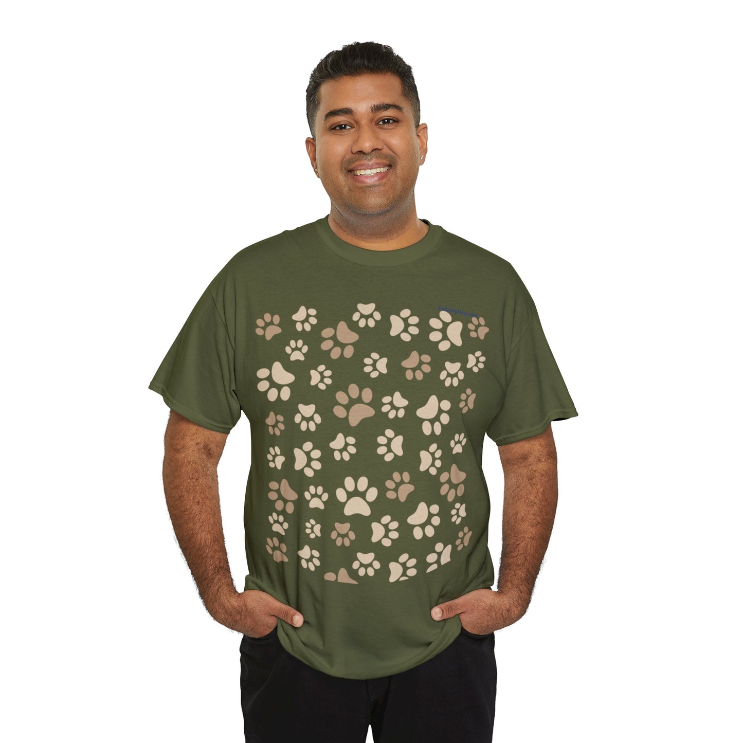 Dog Paws Unisex Heavy Cotton Tee