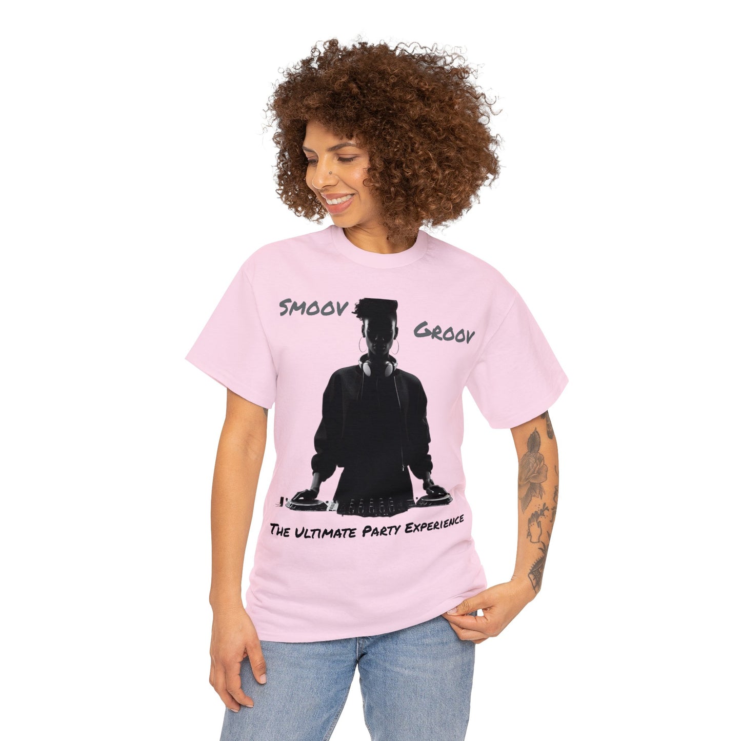 Smoov Groov Black Artist DJ Unisex Heavy Cotton T-Shirt