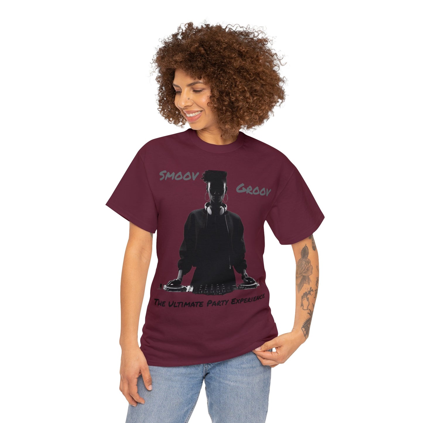 Smoov Groov Black Artist DJ Unisex Heavy Cotton T-Shirt