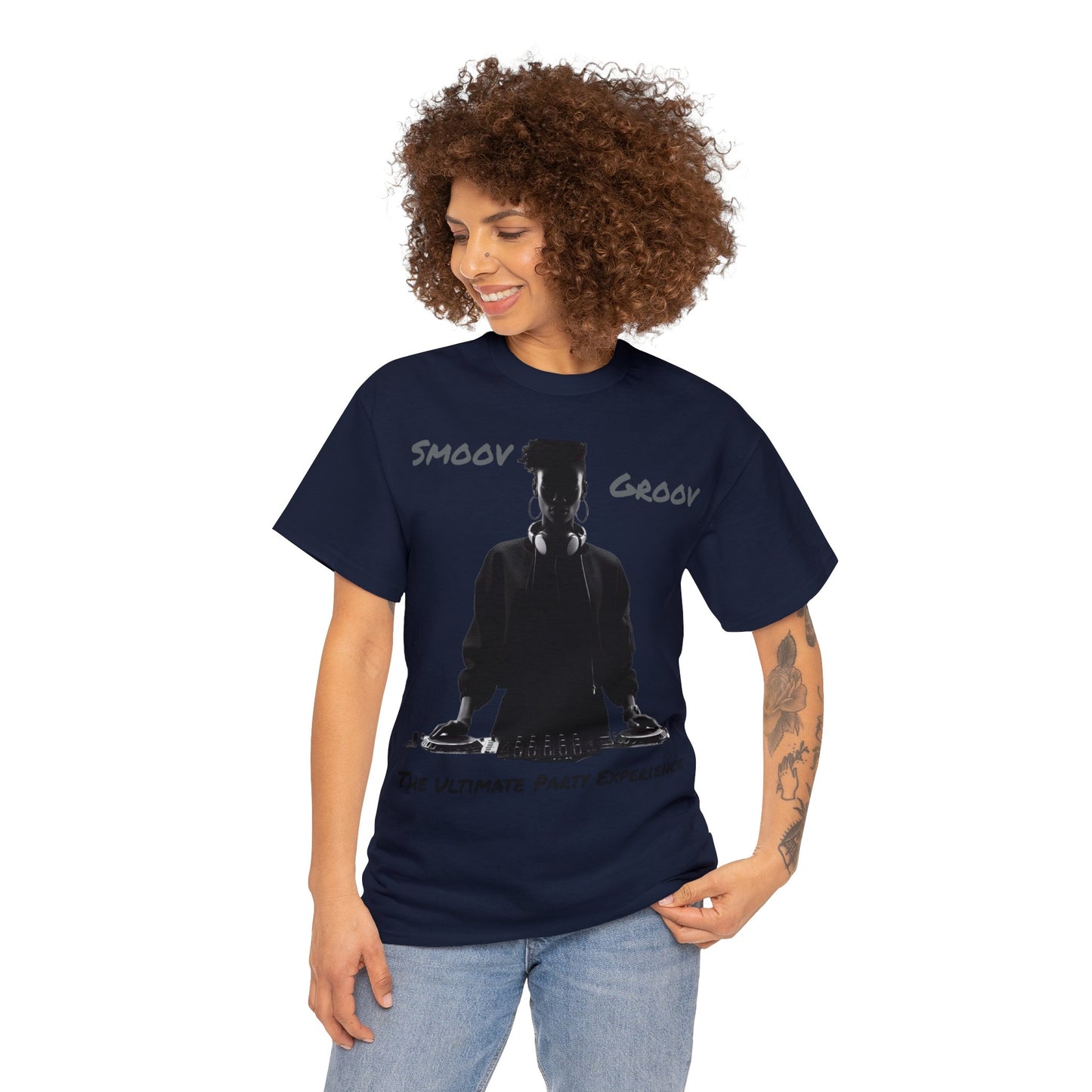 Smoov Groov Black Artist DJ Unisex Heavy Cotton T-Shirt