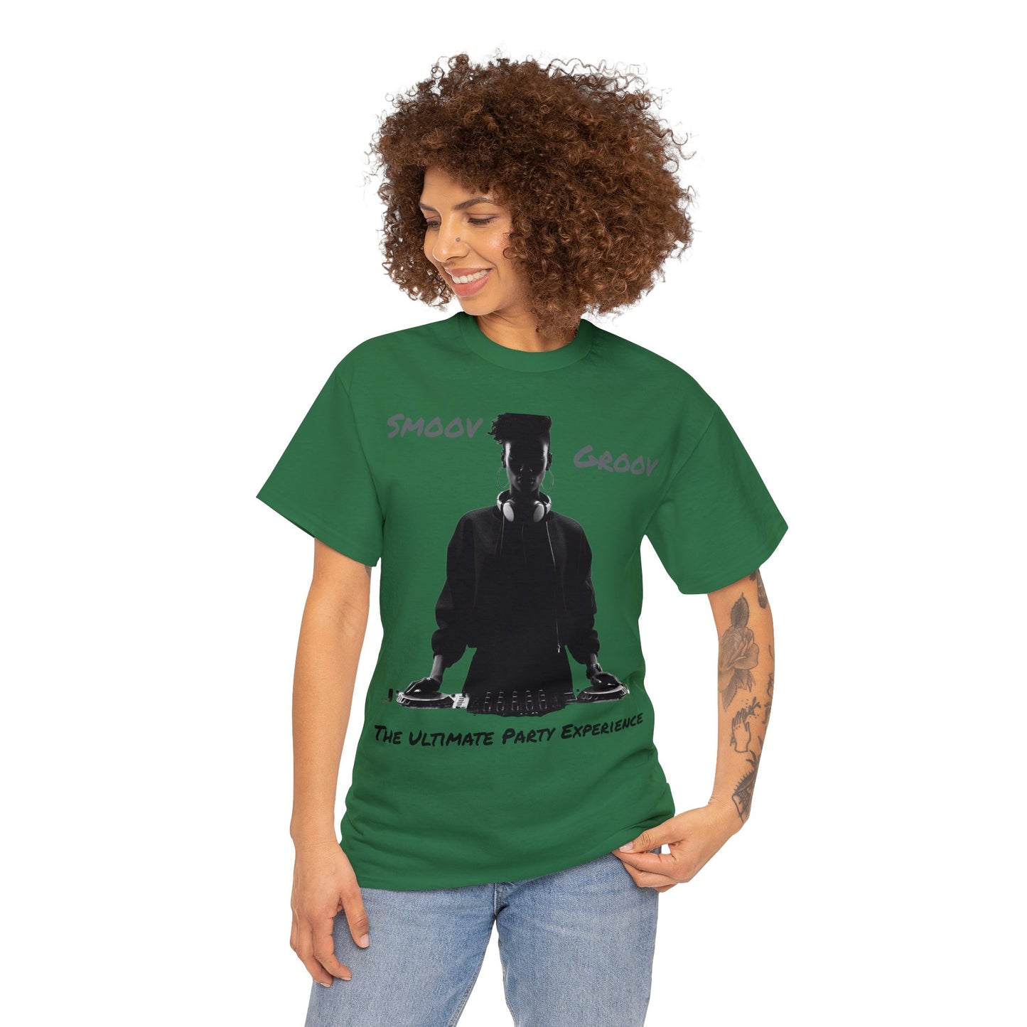 Smoov Groov Black Artist DJ Unisex Heavy Cotton T-Shirt
