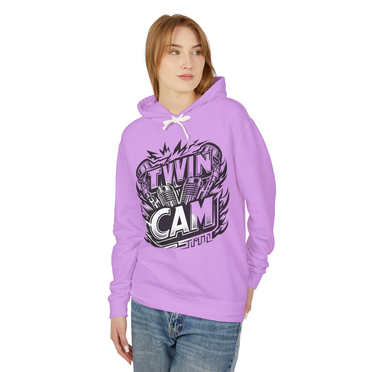 Twin Cam Motor Lightweight Hoodie - Cotton