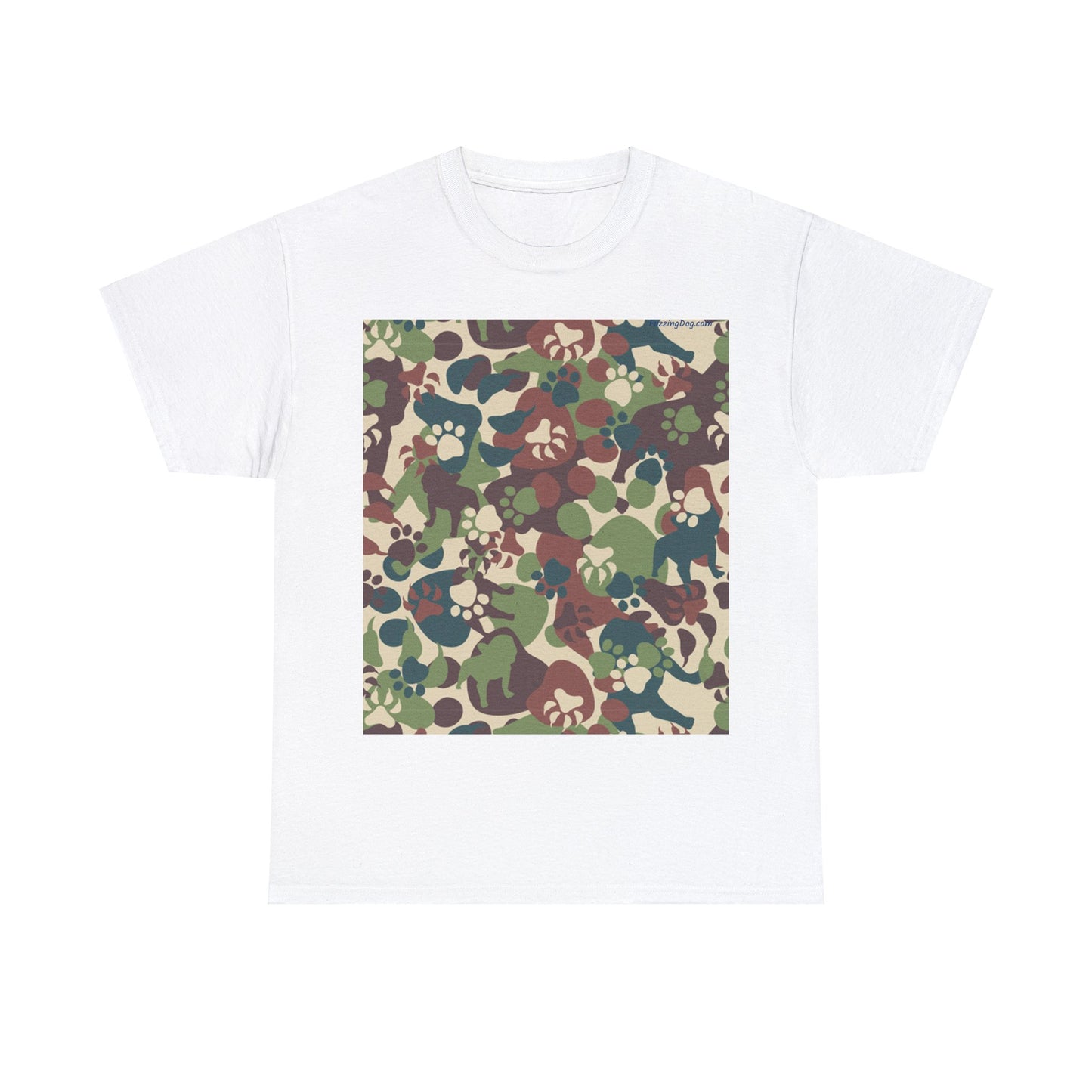 Dog Camo Unisex Heavy Cotton Tee