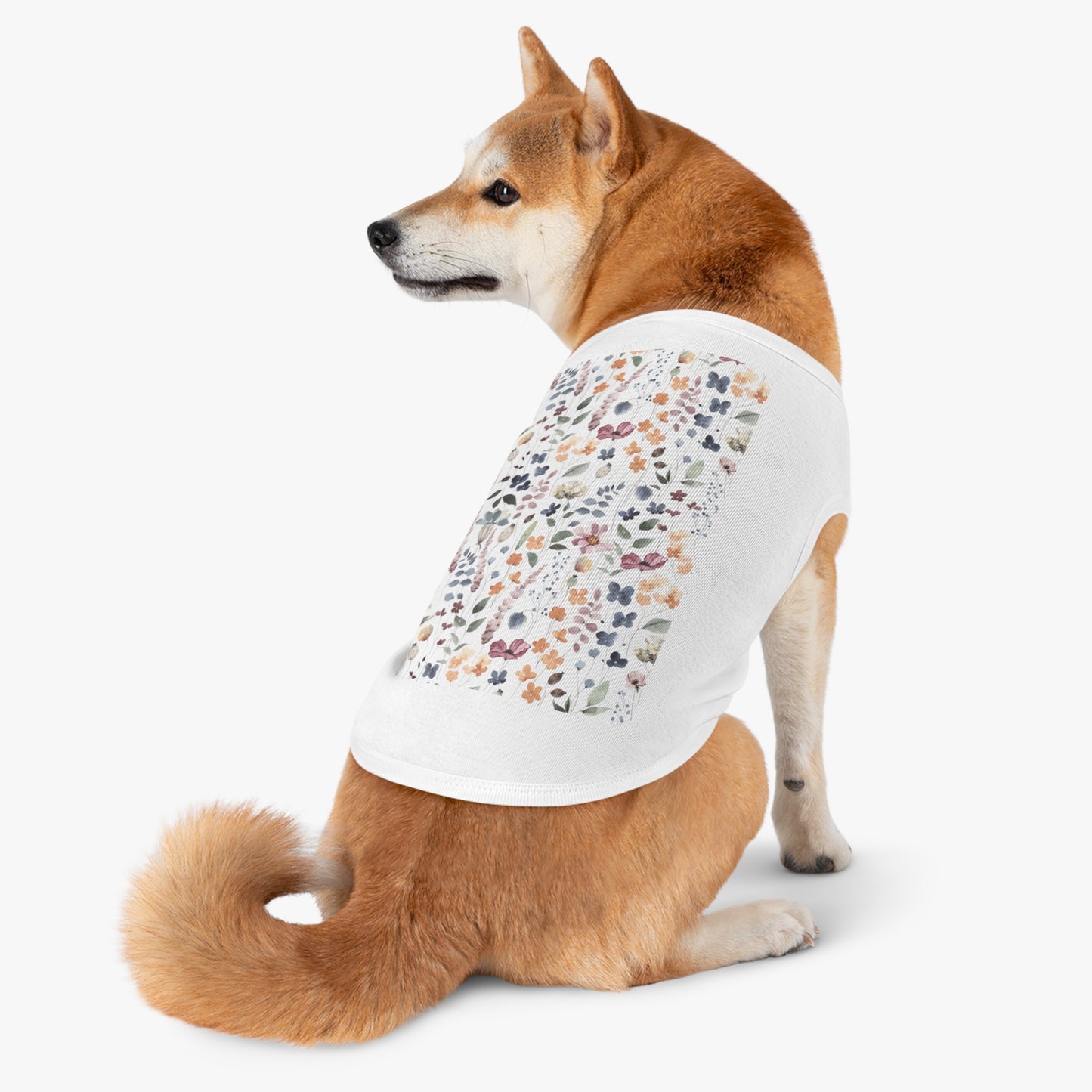Flowers Pet Tank Top.