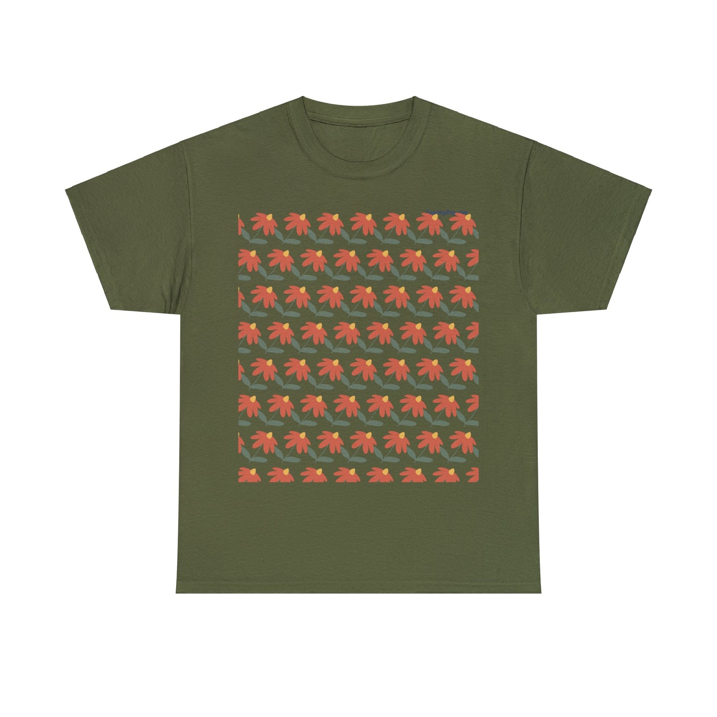Flower Unisex Heavy Cotton Tee