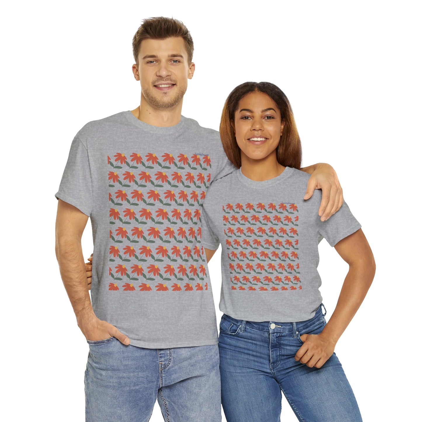 Flower Unisex Heavy Cotton Tee
