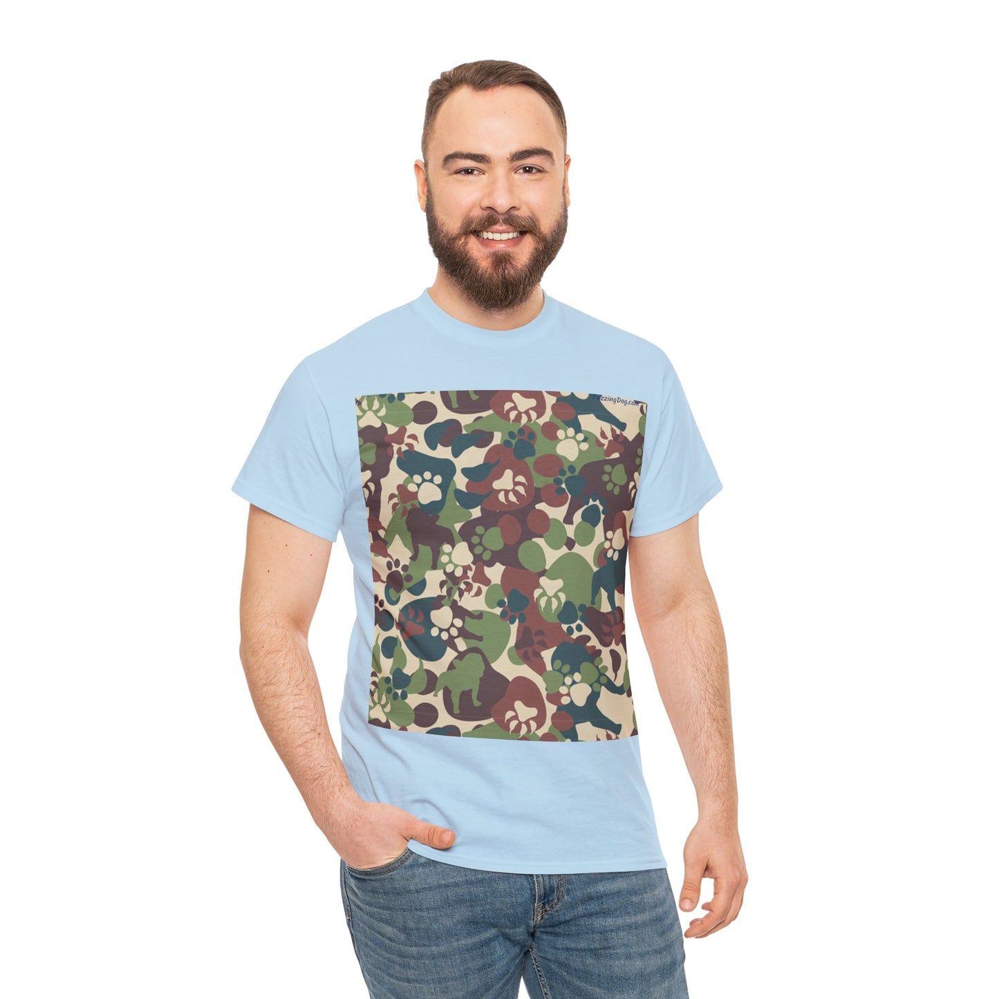 Dog Camo Unisex Heavy Cotton Tee
