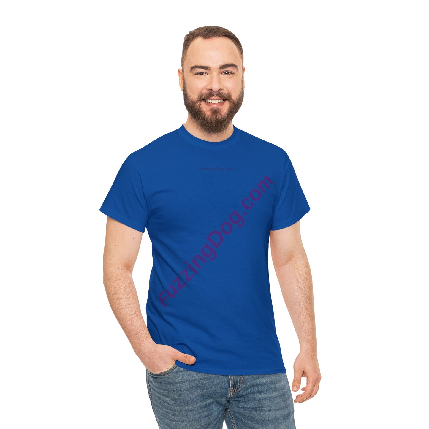 Fuzzing Dog Unisex Heavy Cotton Tee
