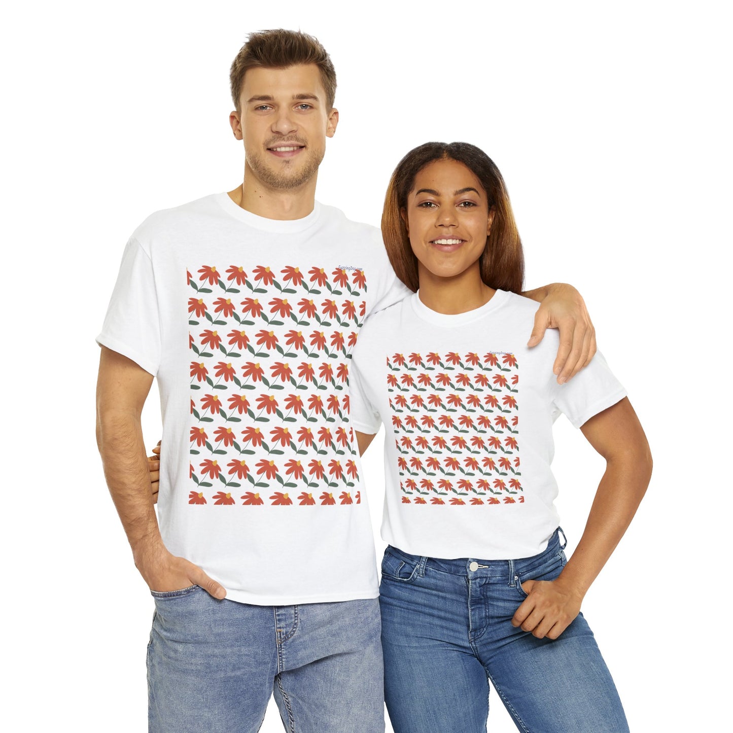 Flower Unisex Heavy Cotton Tee