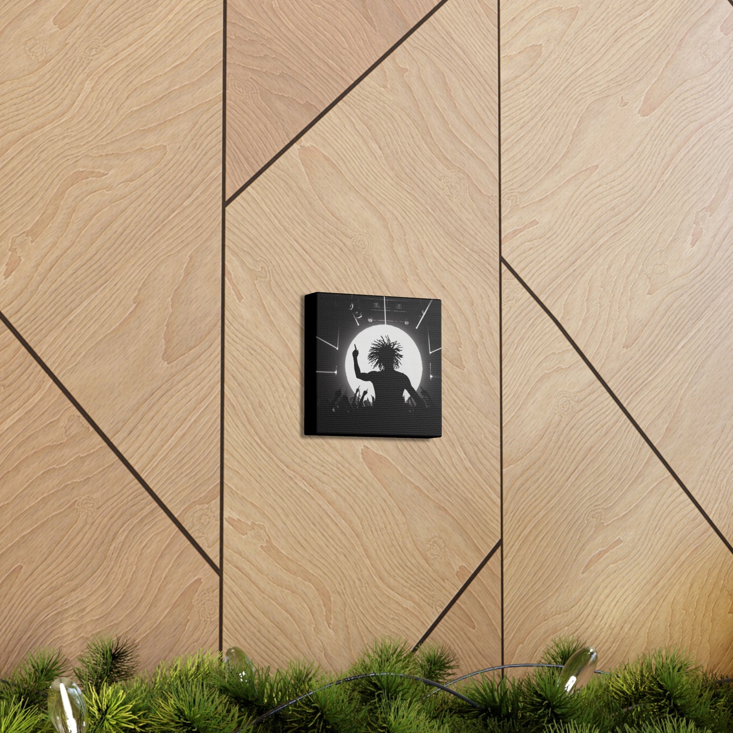 Smoov DJ in the club Canvas Wall Art