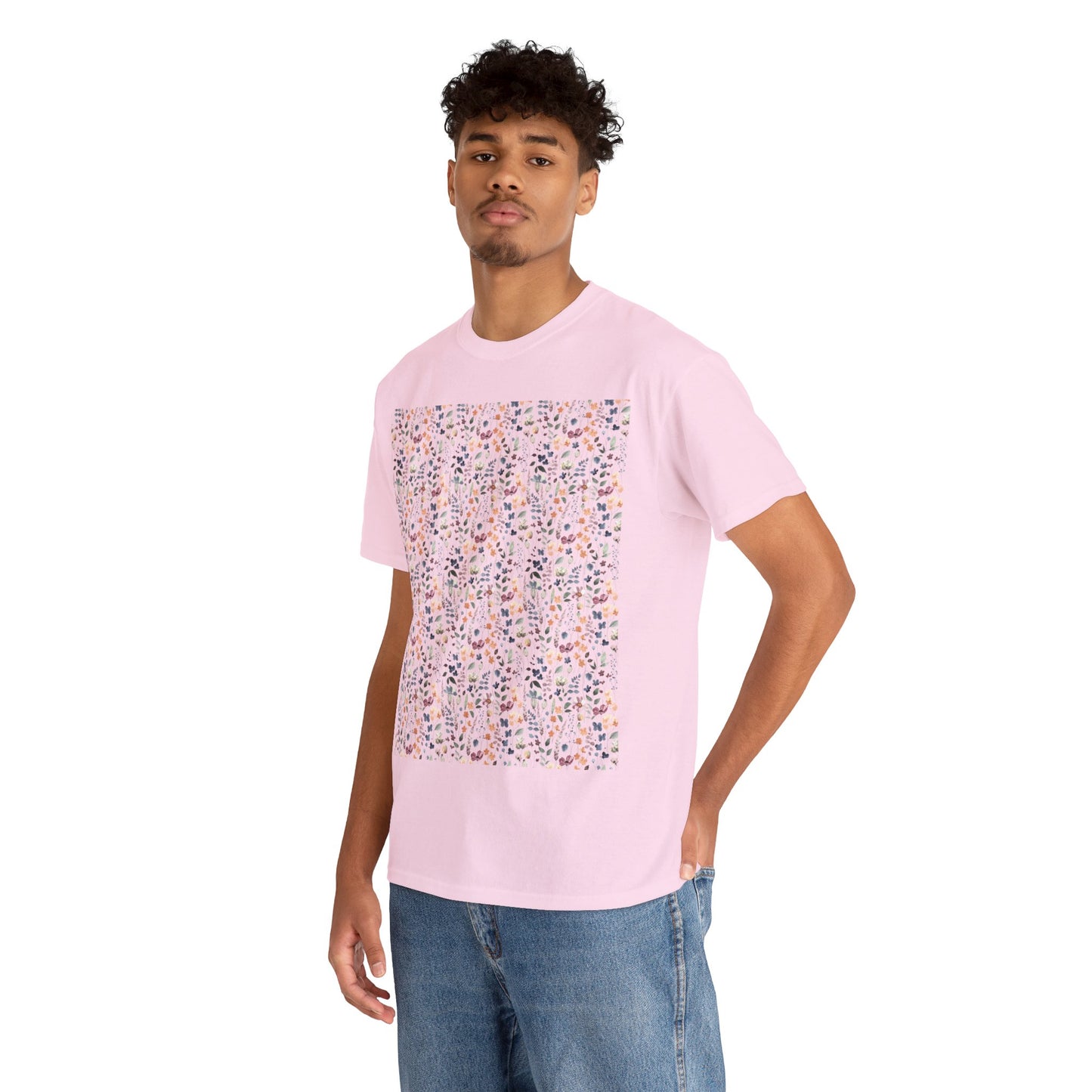 Flowers Unisex Heavy Cotton Tee