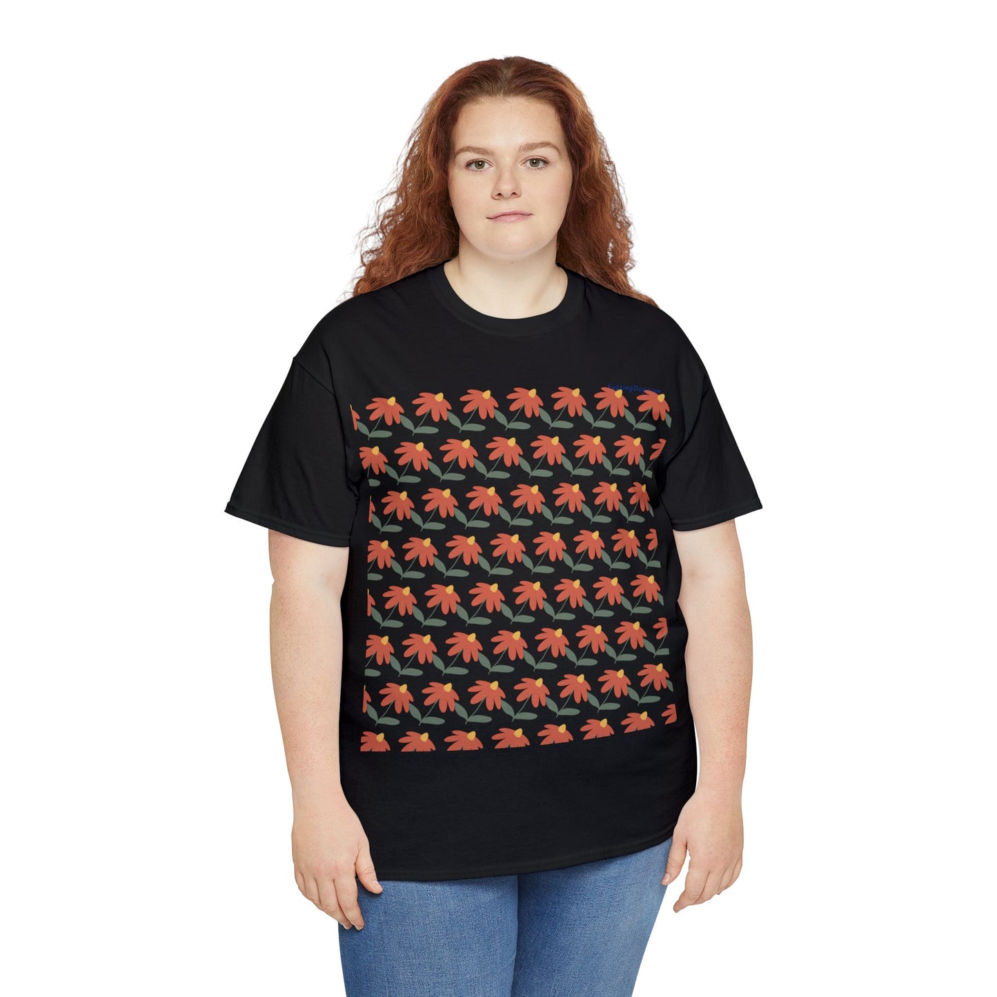 Flower Unisex Heavy Cotton Tee