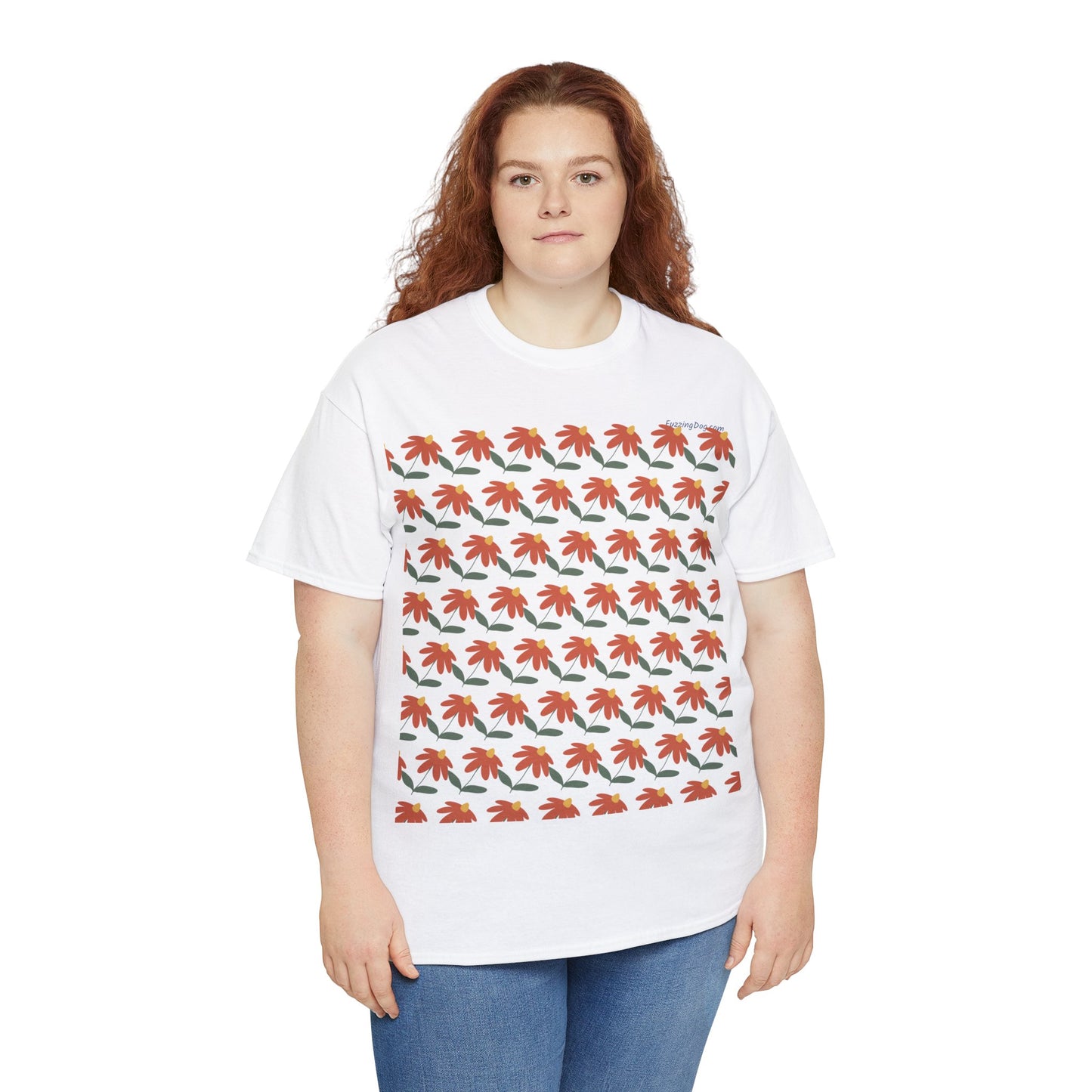 Flower Unisex Heavy Cotton Tee
