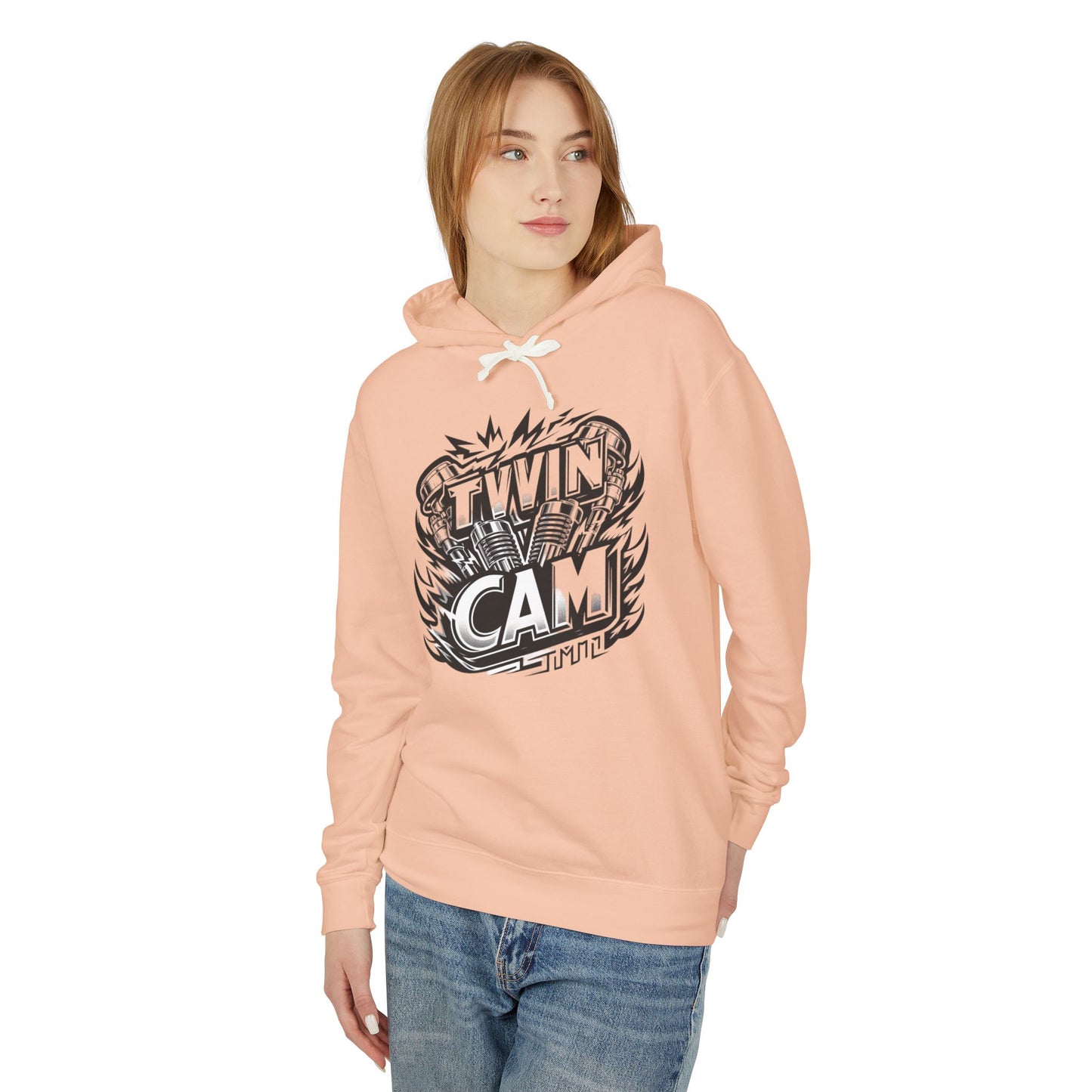 Twin Cam Motor Lightweight Hoodie - Cotton